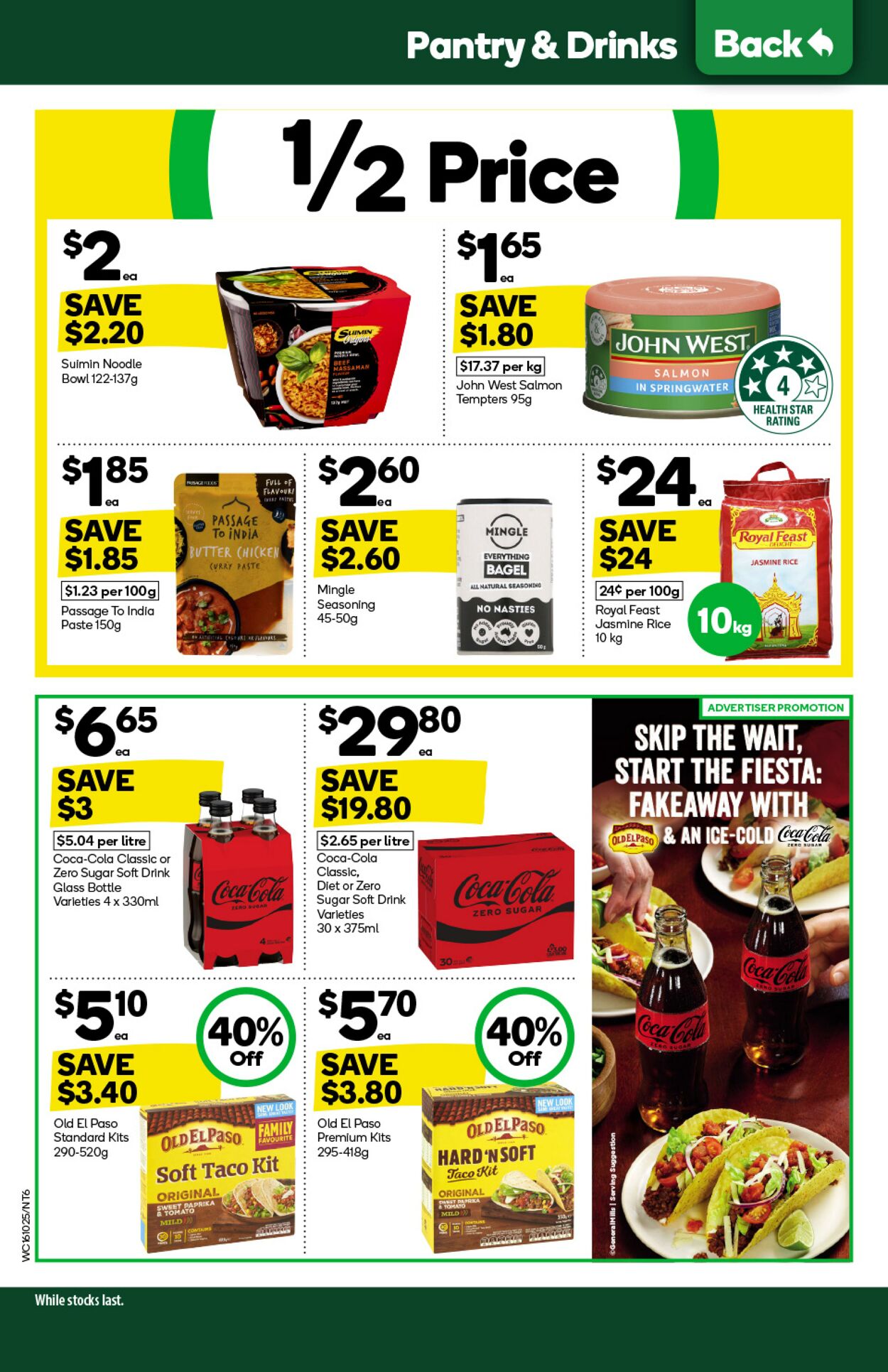 Catalogue Woolworths 16.10.2024 - 22.10.2024