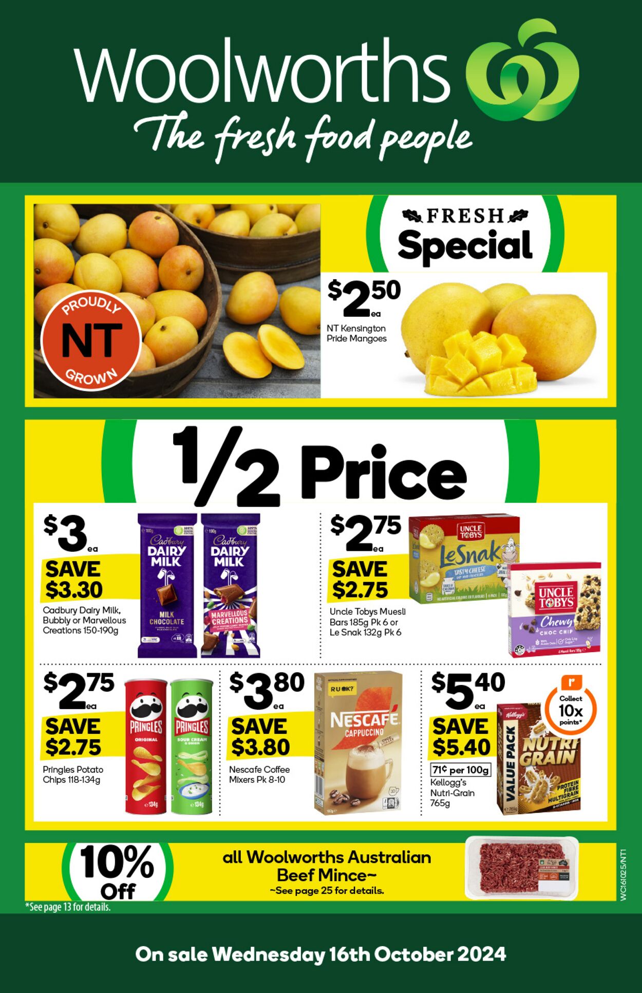 Catalogue Woolworths - Weekly Specials Catalogue NT 16 Oct, 2024 - 22 Oct, 2024