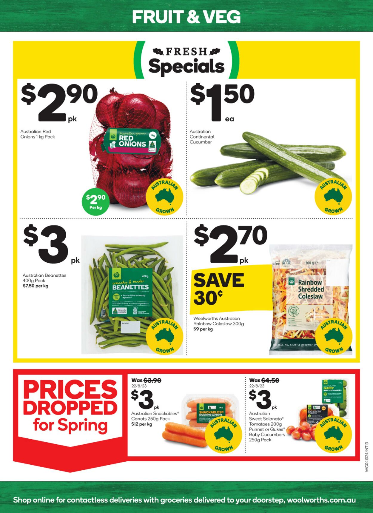 Catalogue Woolworths 04.10.2023 - 10.10.2023