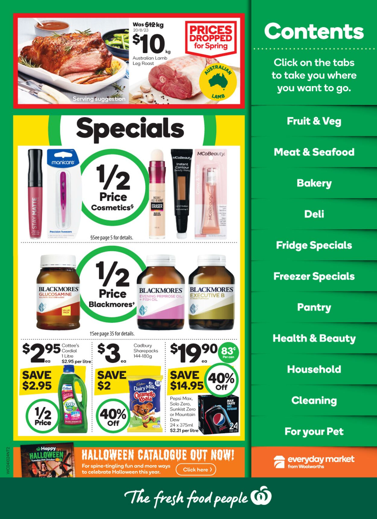 Catalogue Woolworths 04.10.2023 - 10.10.2023