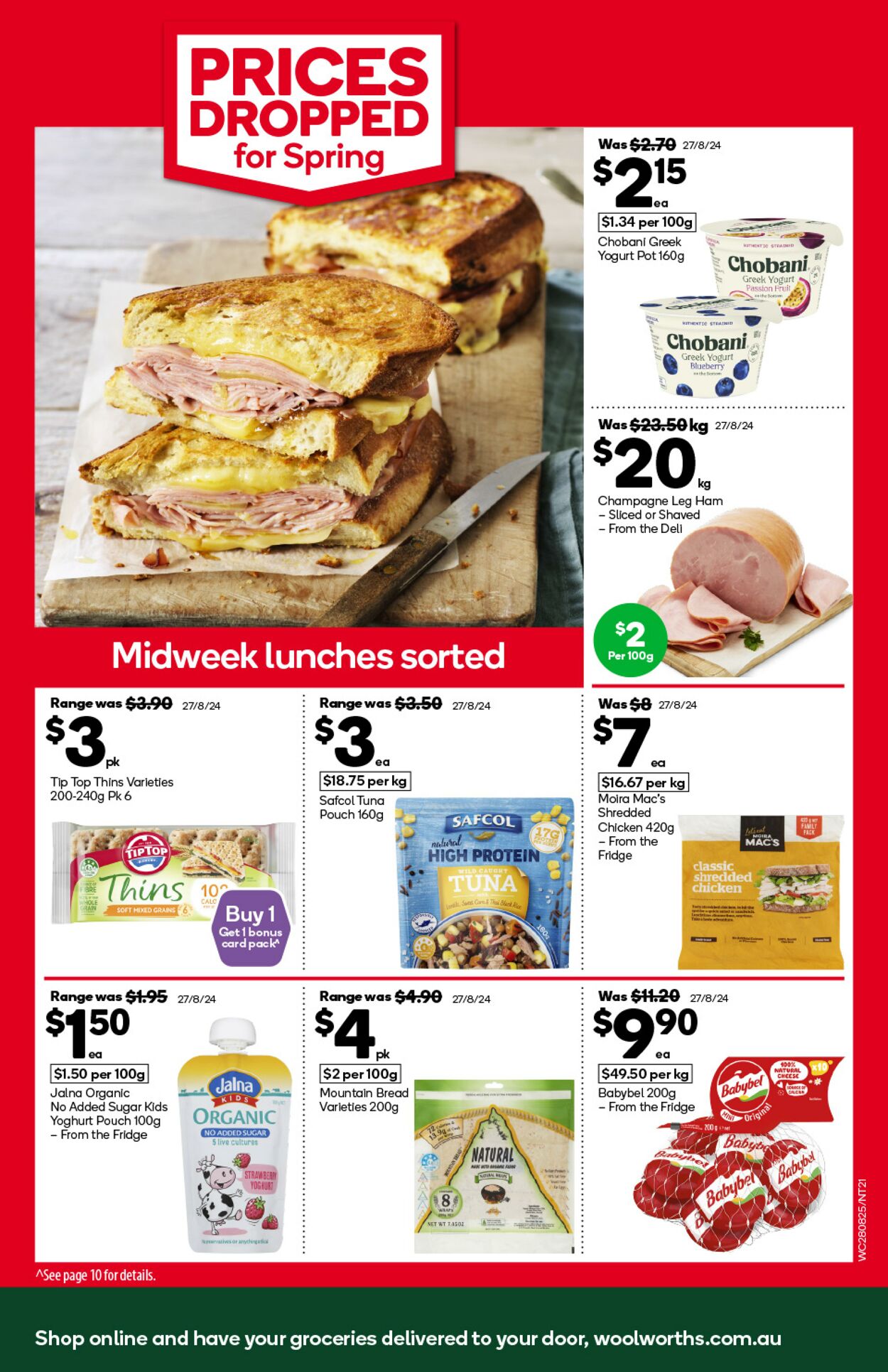 Catalogue Woolworths 28.08.2024 - 03.09.2024