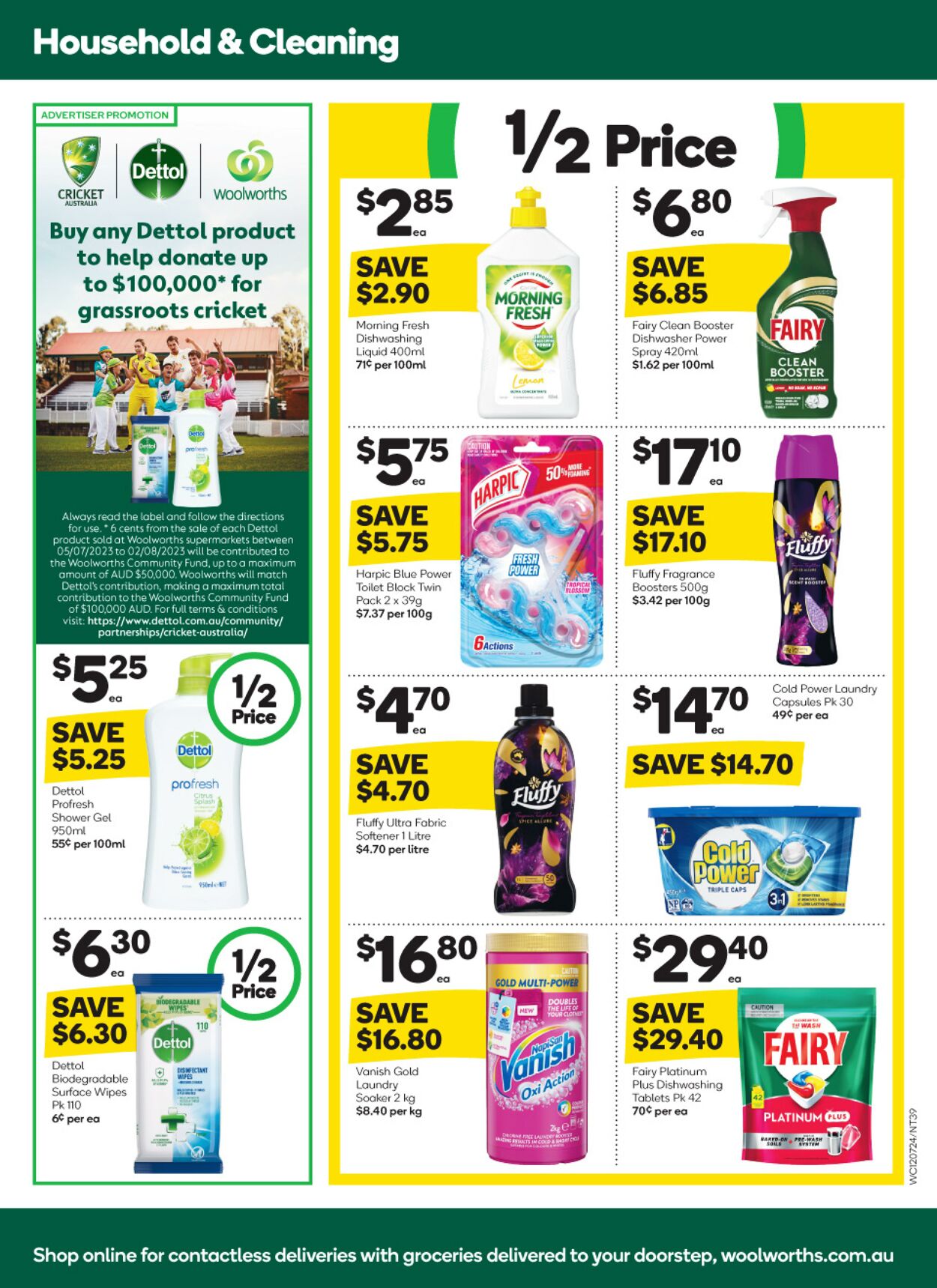 Catalogue Woolworths 12.07.2023 - 18.07.2023