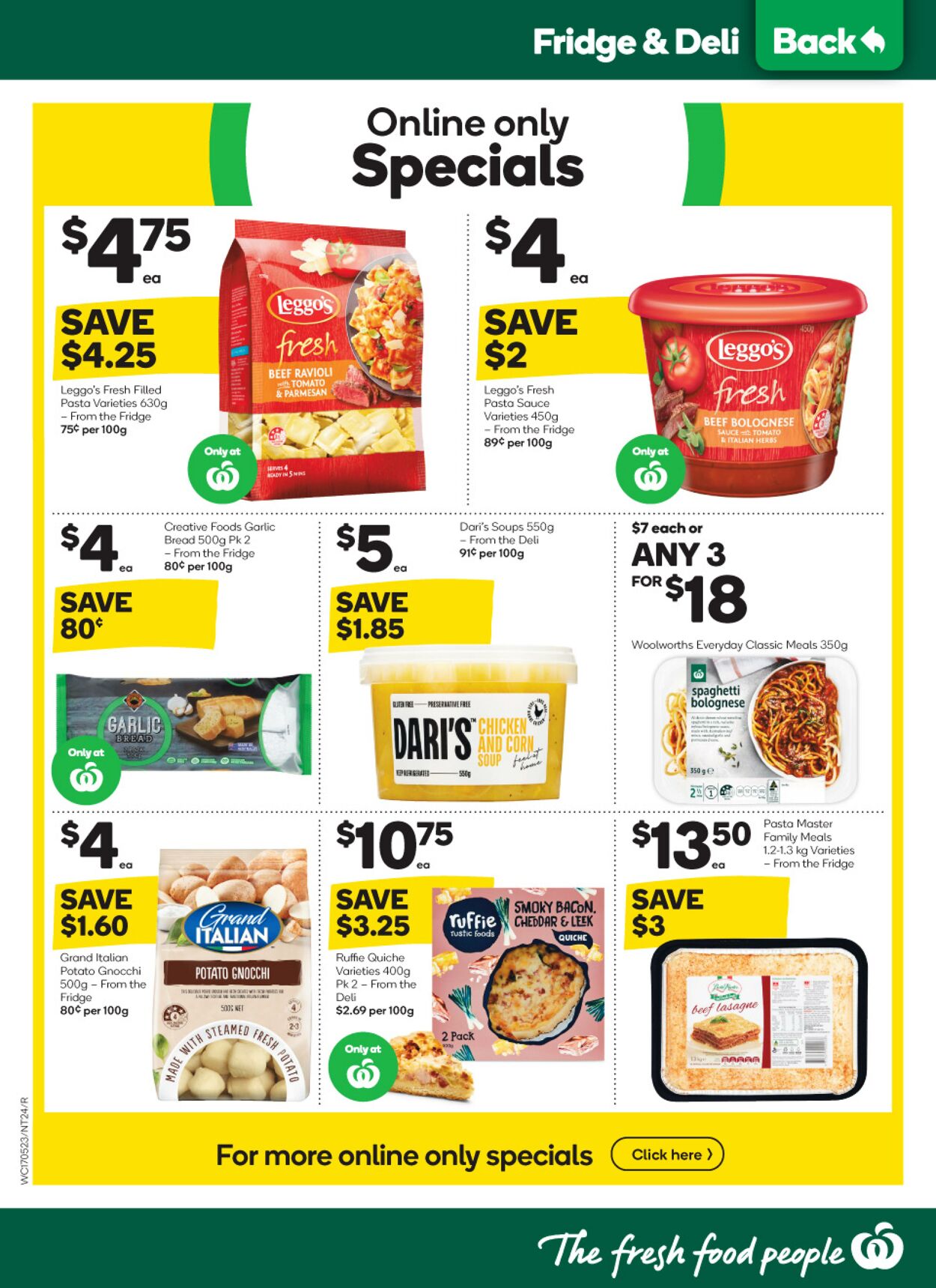 Catalogue Woolworths 17.05.2023 - 23.05.2023