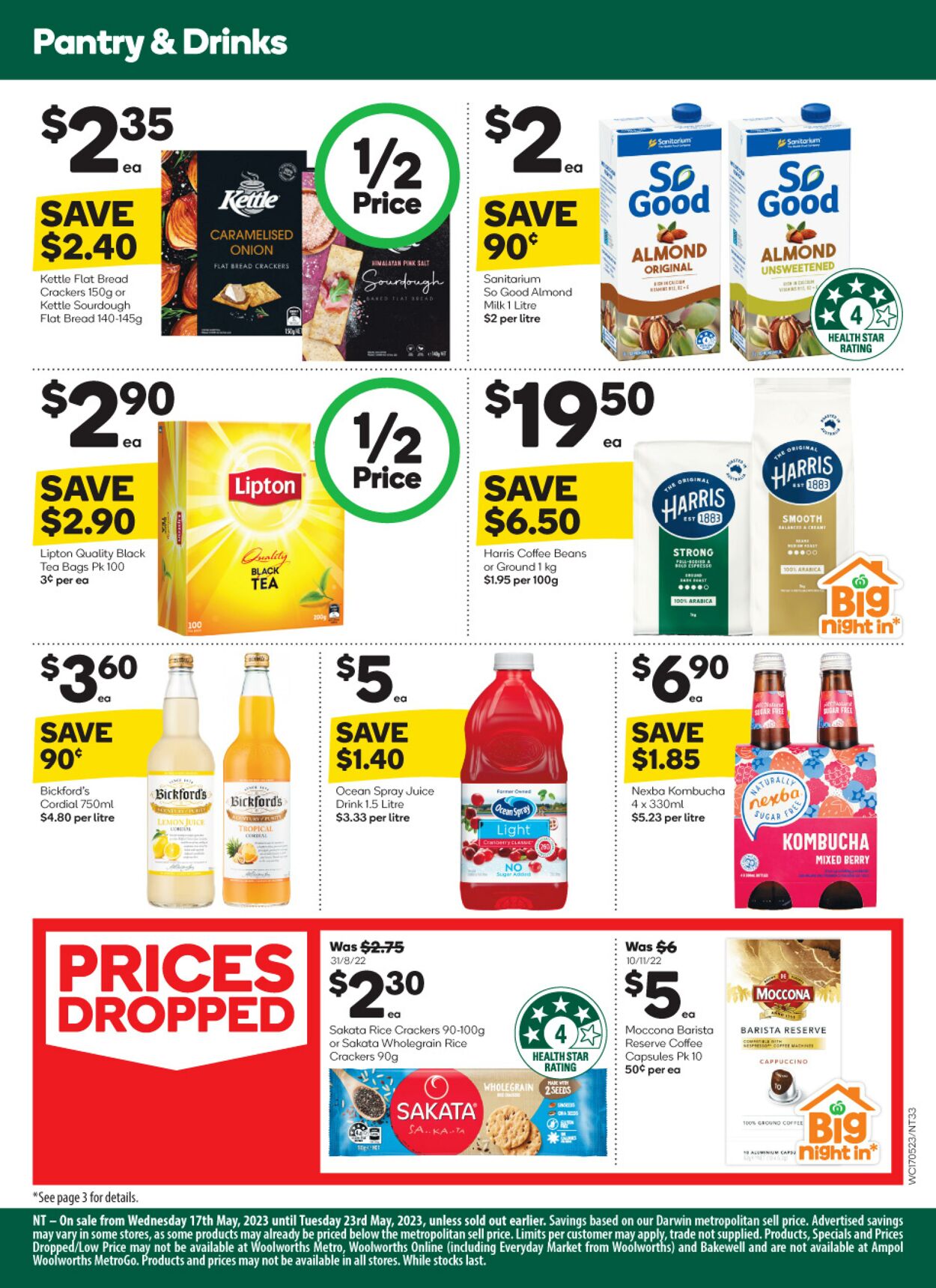 Catalogue Woolworths 17.05.2023 - 23.05.2023