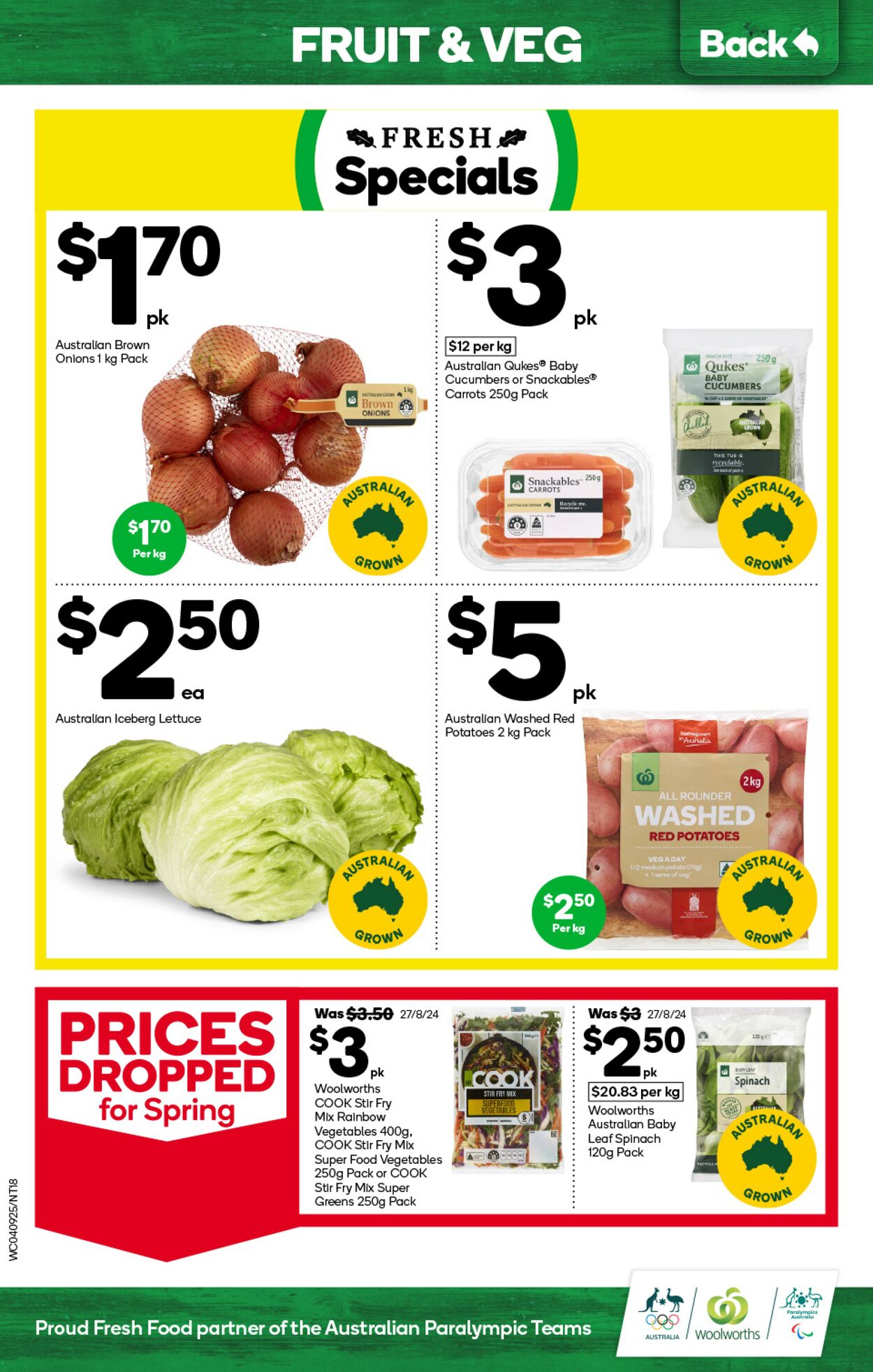 Catalogue Woolworths 04.09.2024 - 10.09.2024