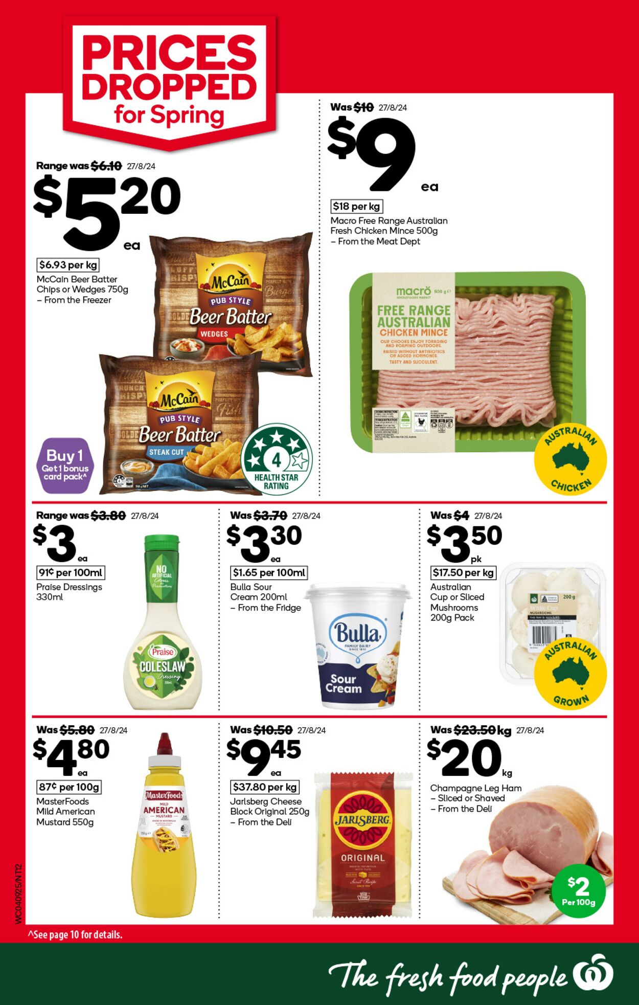 Catalogue Woolworths 04.09.2024 - 10.09.2024