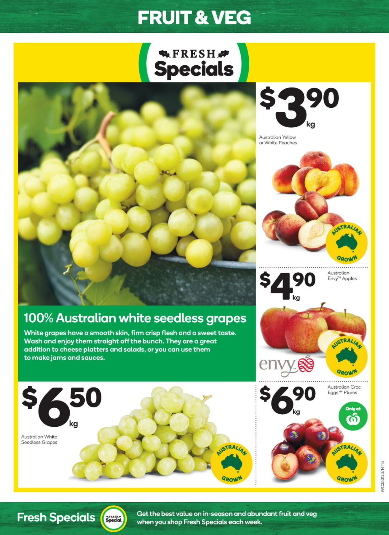 Catalogue Woolworths 25.01.2023 - 31.01.2023