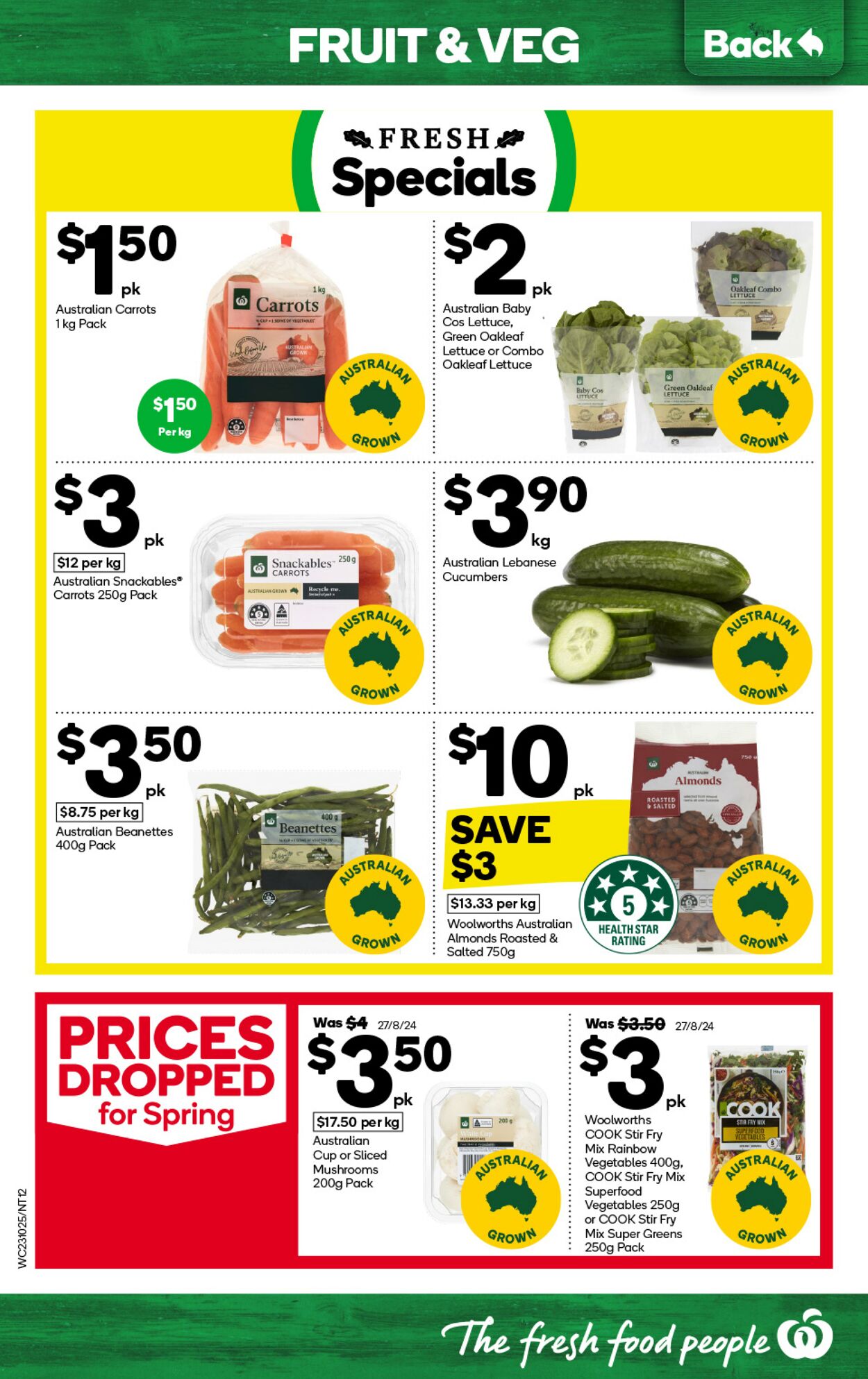 Catalogue Woolworths 23.10.2024 - 29.10.2024