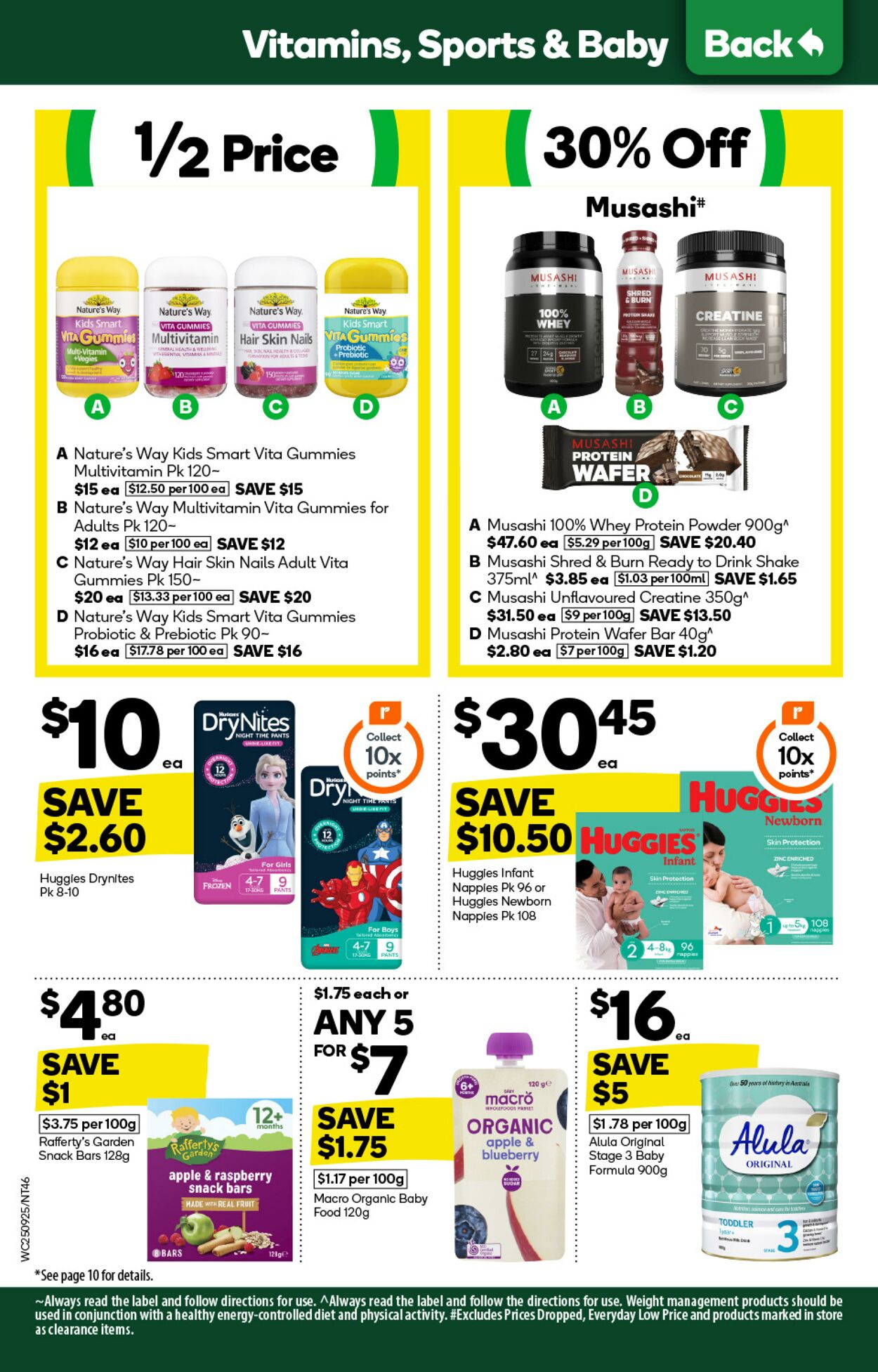 Catalogue Woolworths 25.09.2024 - 01.10.2024