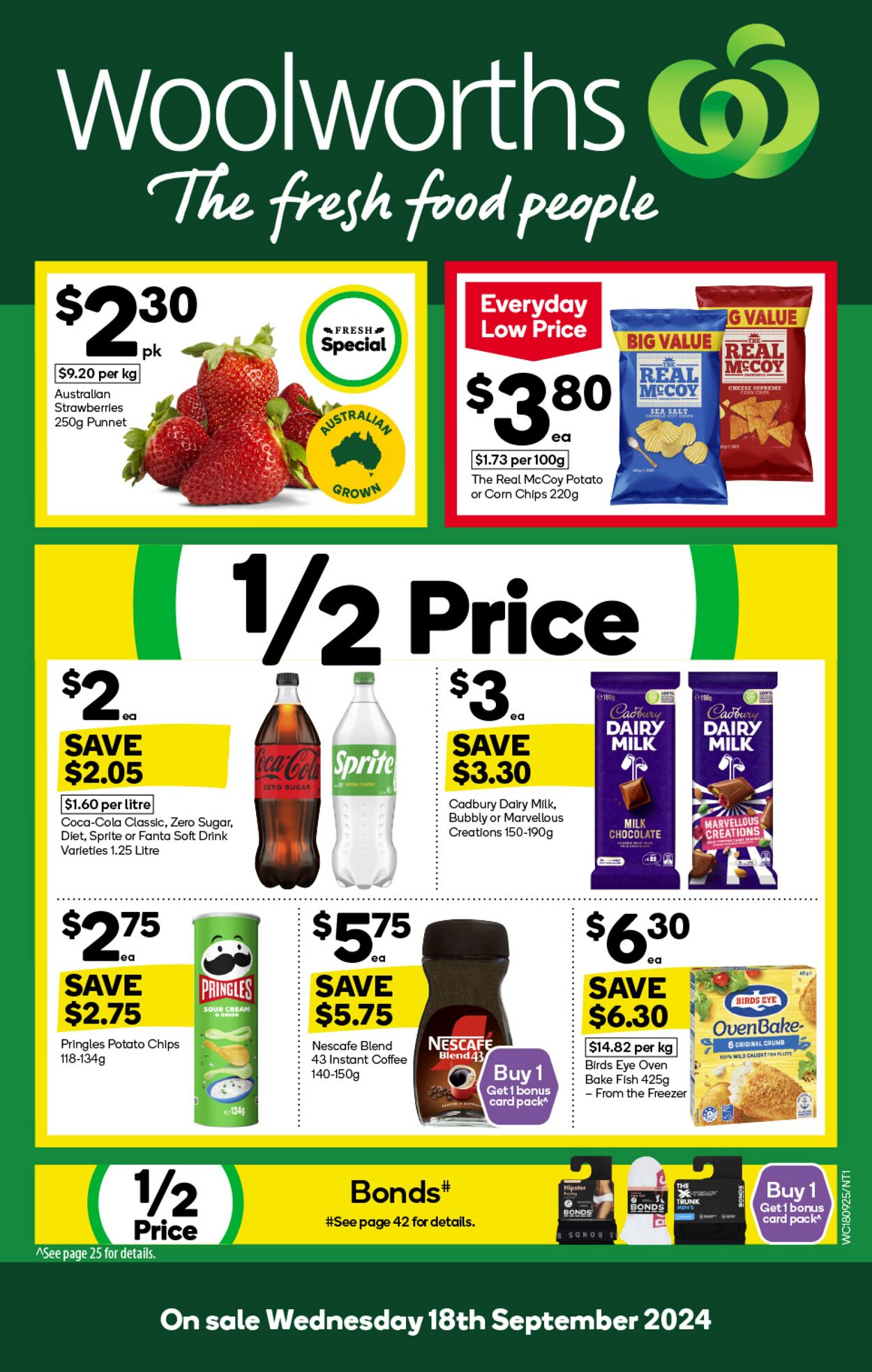 Catalogue Woolworths - Weekly Specials Catalogue NT Specialty 18 Sep, 2024 - 24 Sep, 2024