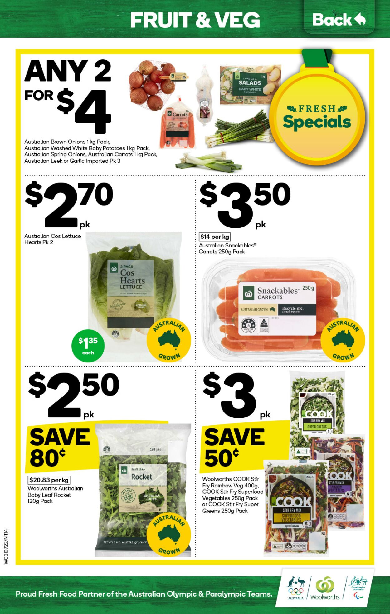 Catalogue Woolworths 31.07.2024 - 06.08.2024