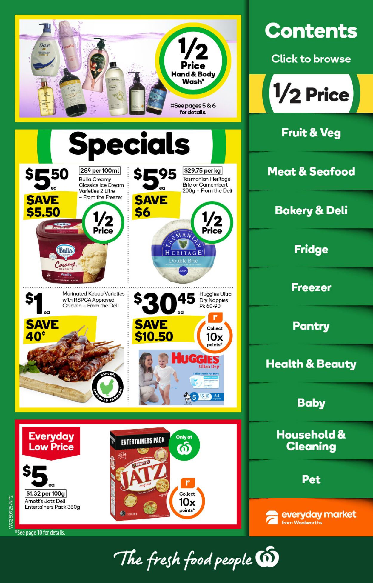 Catalogue Woolworths 25.09.2024 - 01.10.2024