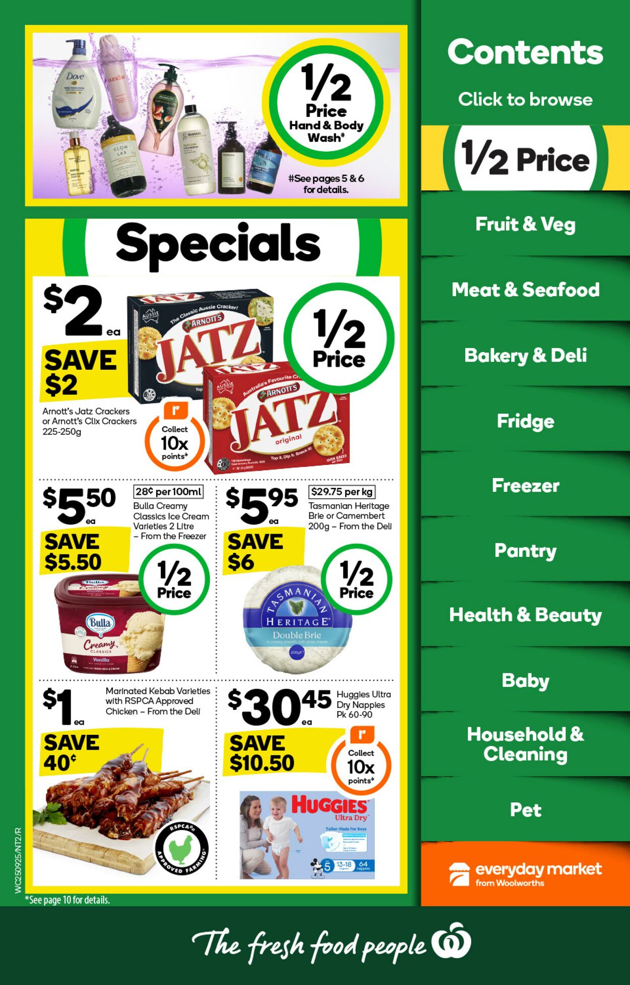 Catalogue Woolworths 25.09.2024 - 01.10.2024