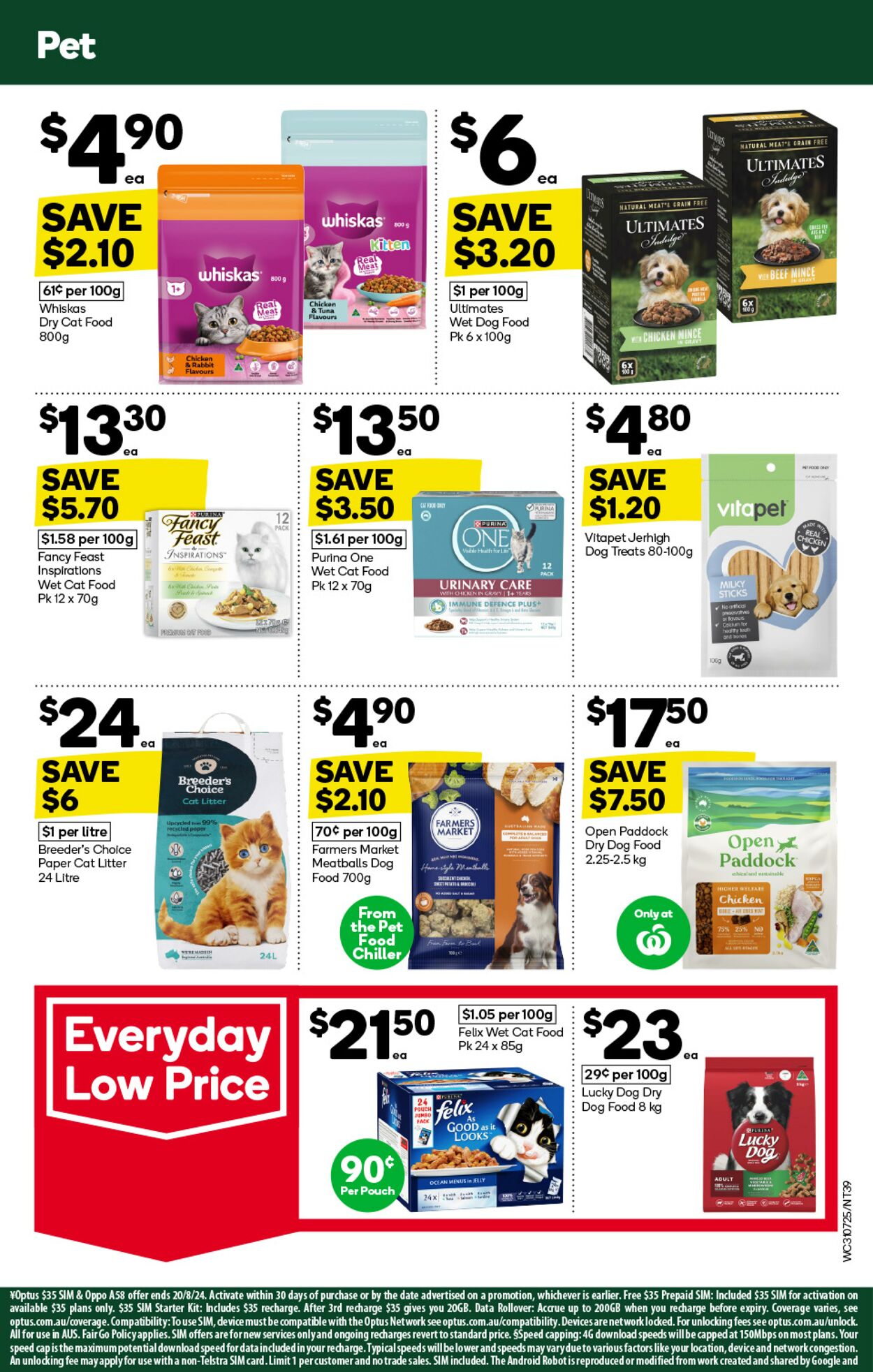 Catalogue Woolworths 31.07.2024 - 06.08.2024