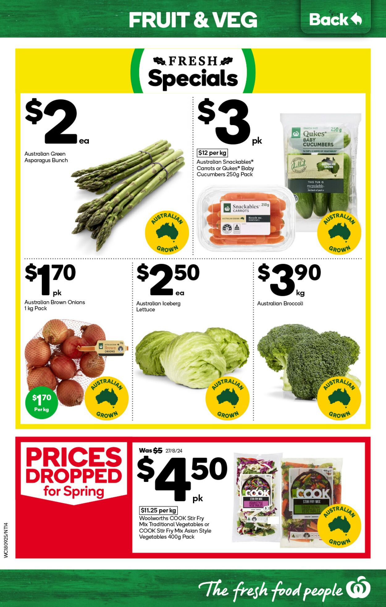 Catalogue Woolworths 18.09.2024 - 24.09.2024