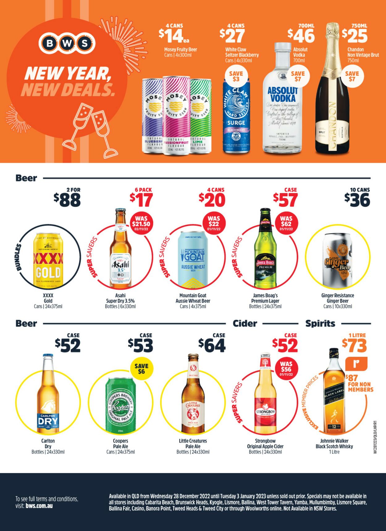 Catalogue Woolworths 28.12.2022 - 03.01.2023