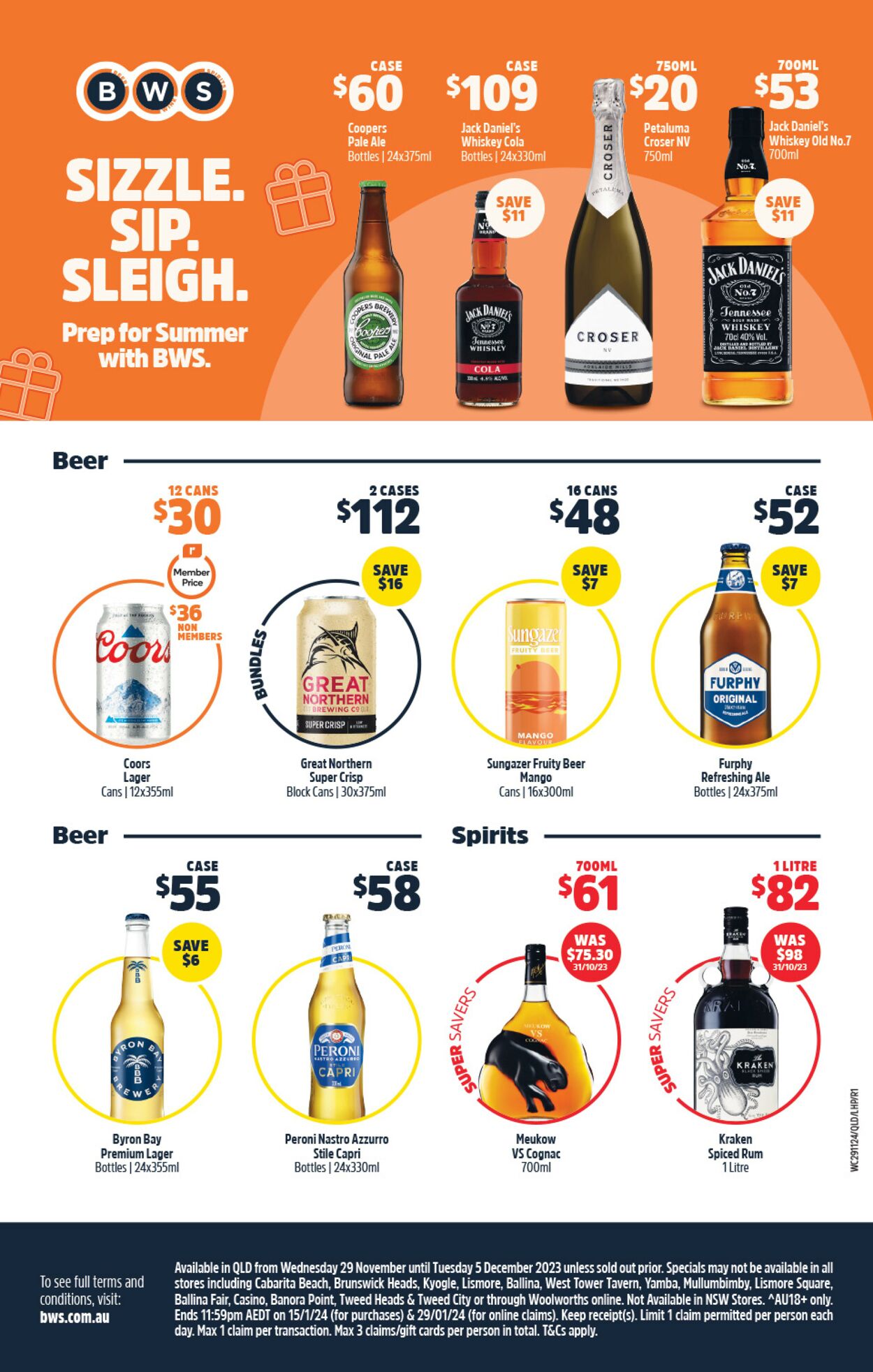 Catalogue Woolworths 29.11.2023 - 05.12.2023