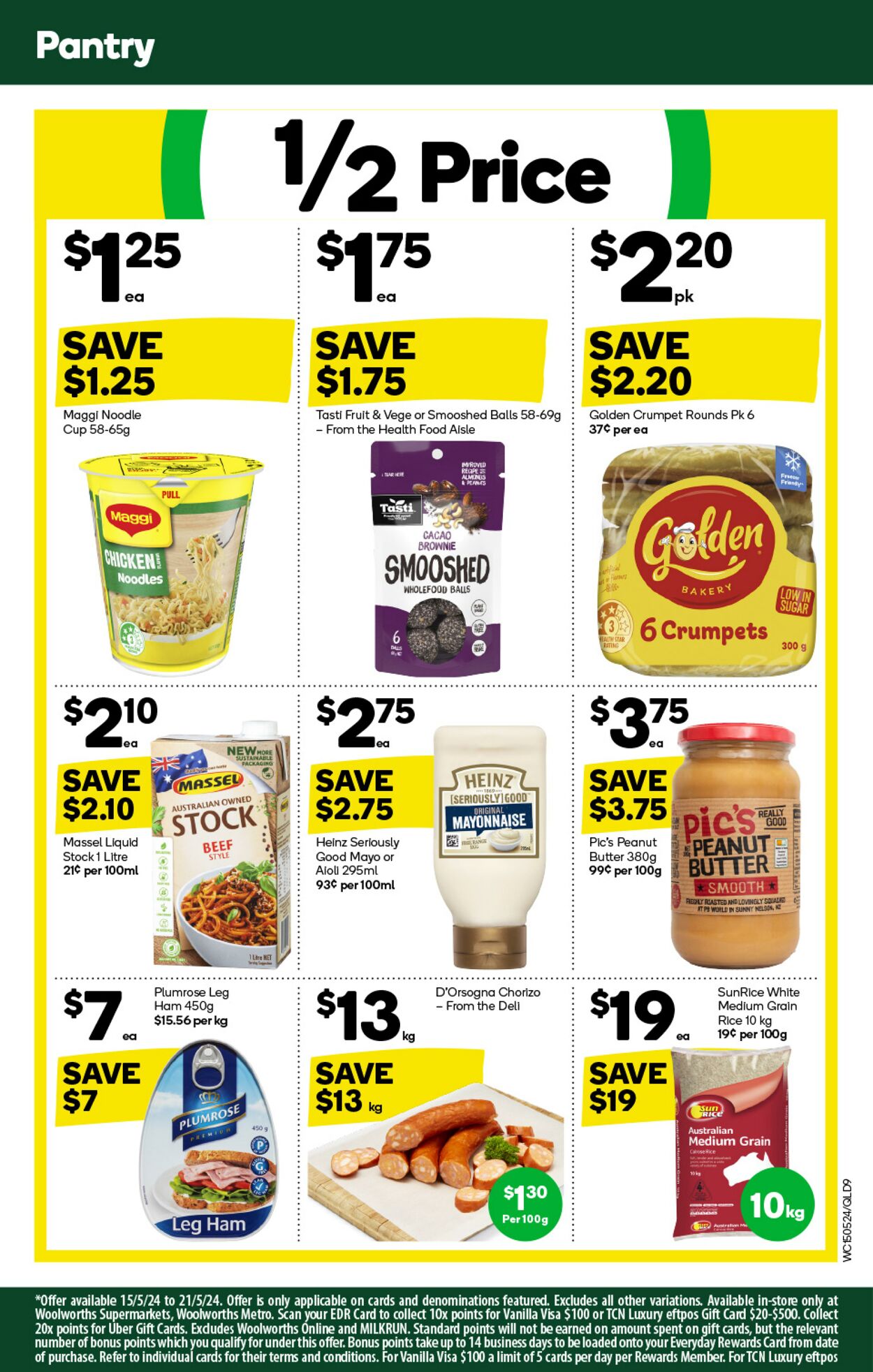 Catalogue Woolworths 15.05.2024 - 21.05.2024