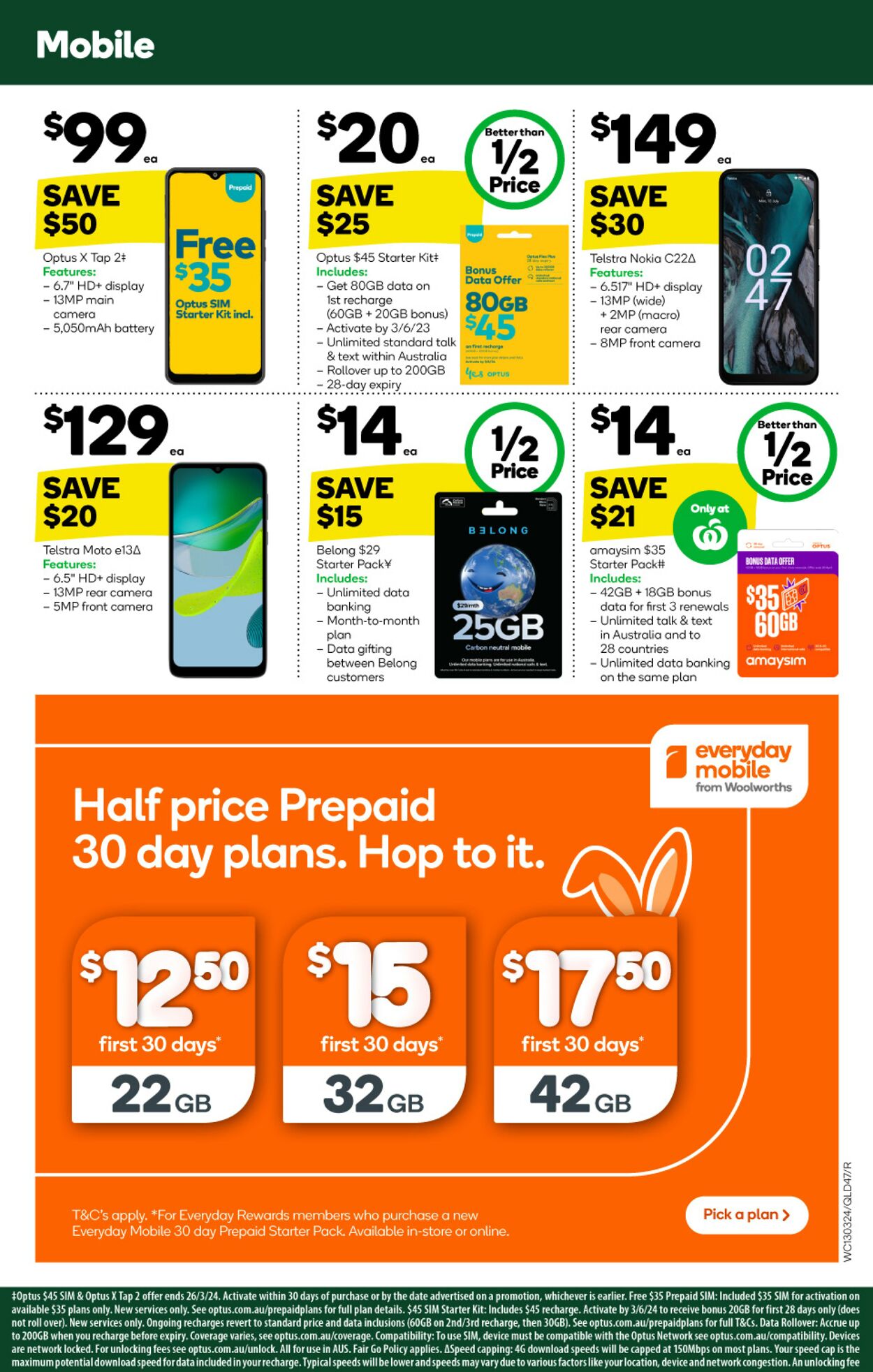 Catalogue Woolworths 13.03.2024 - 19.03.2024