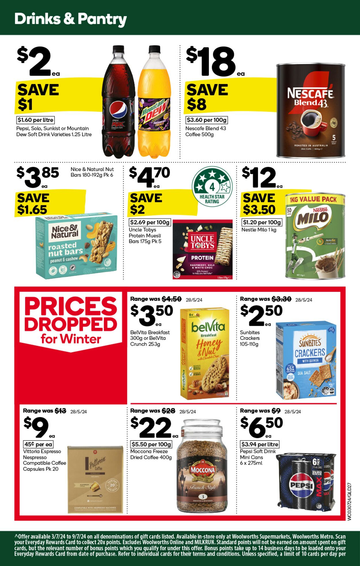 Catalogue Woolworths 03.07.2024 - 09.07.2024