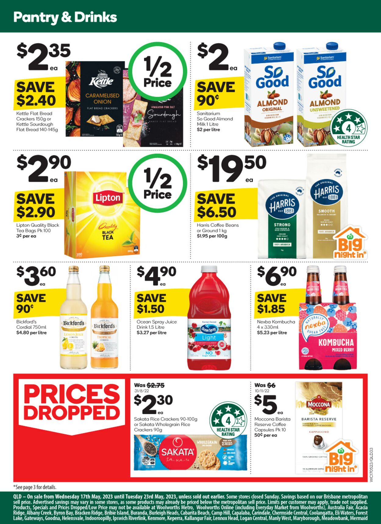 Catalogue Woolworths 17.05.2023 - 23.05.2023