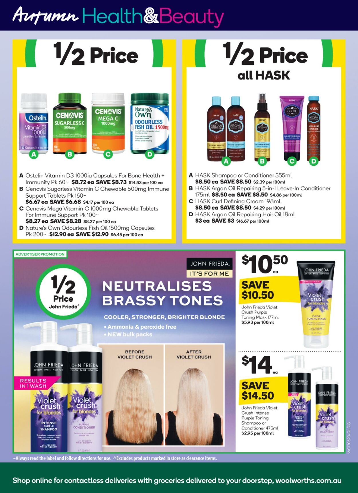 Catalogue Woolworths 17.05.2023 - 23.05.2023