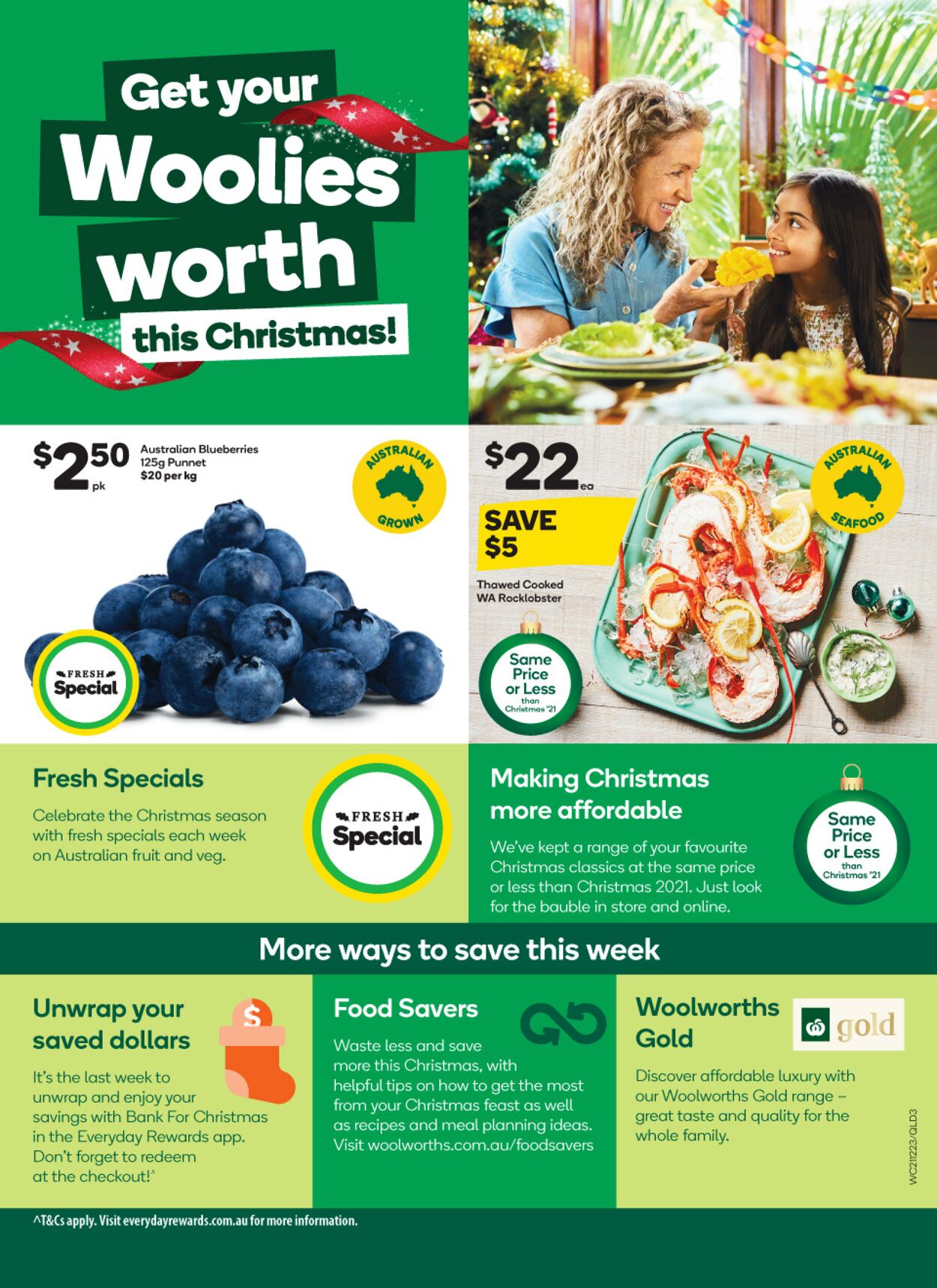 Catalogue Woolworths 21.12.2022 - 27.12.2022