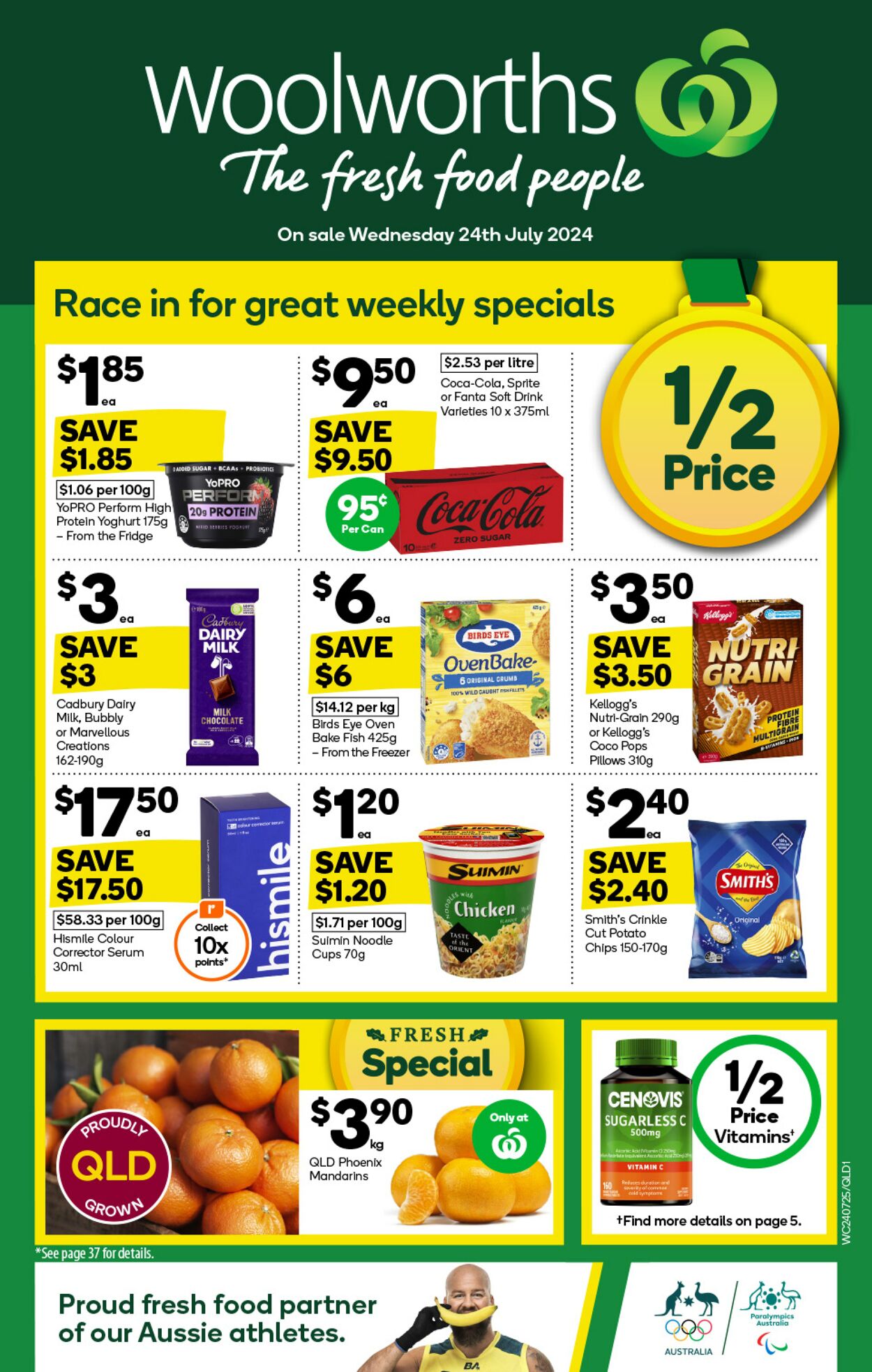 Catalogue Woolworths 24.07.2024 - 30.07.2024