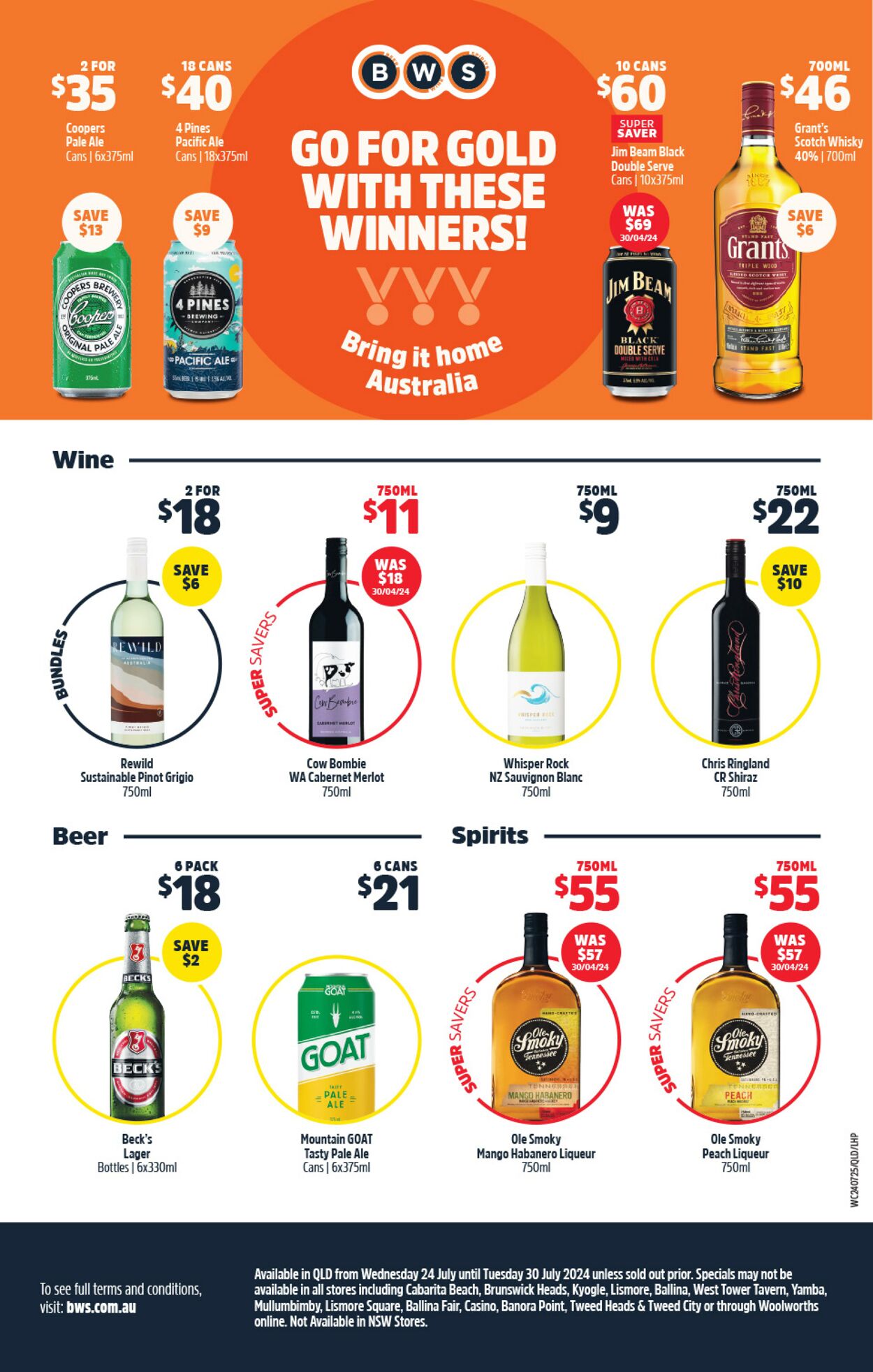 Catalogue Woolworths 24.07.2024 - 30.07.2024