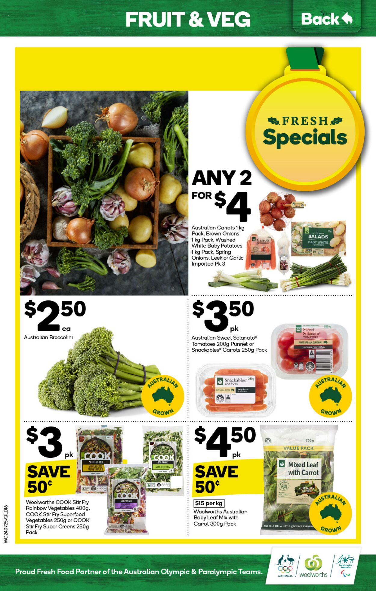 Catalogue Woolworths 24.07.2024 - 30.07.2024