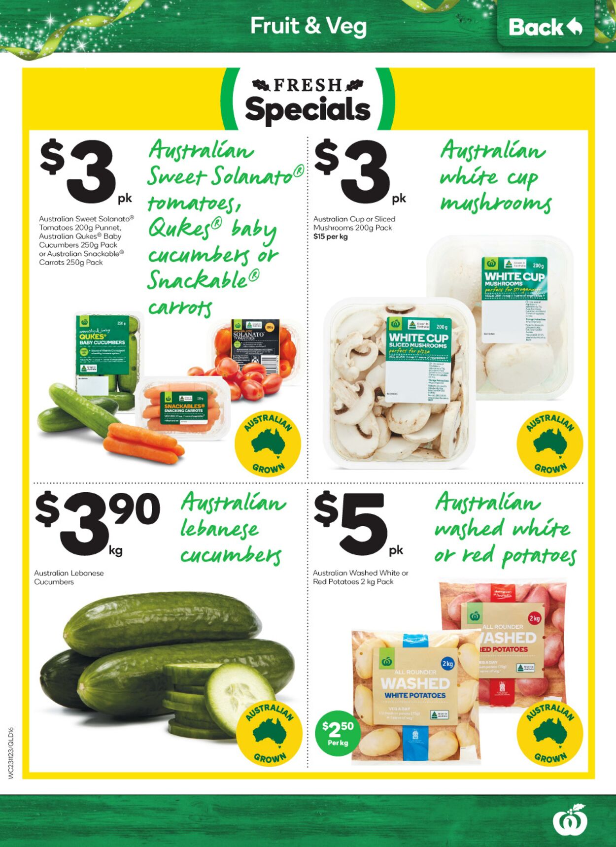 Catalogue Woolworths 23.11.2022 - 29.11.2022