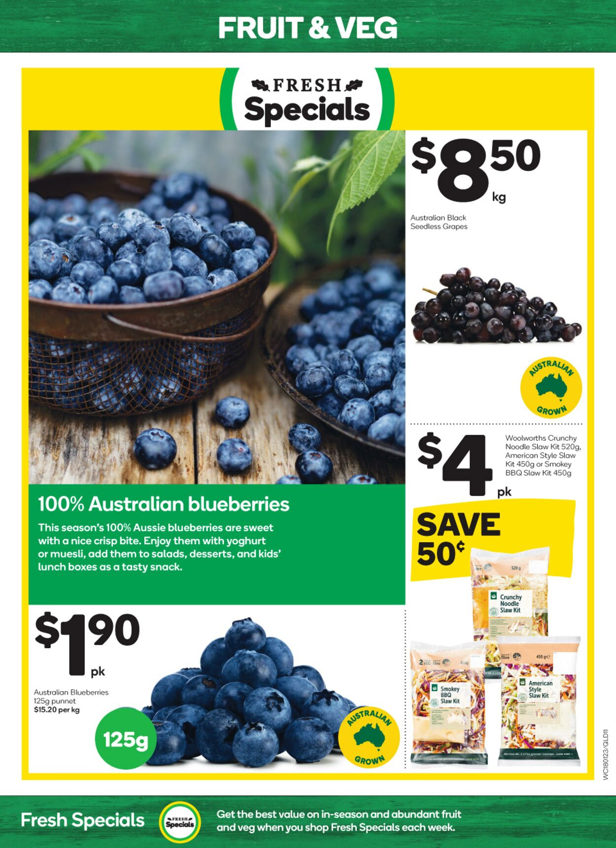 Catalogue Woolworths 18.01.2023 - 24.01.2023