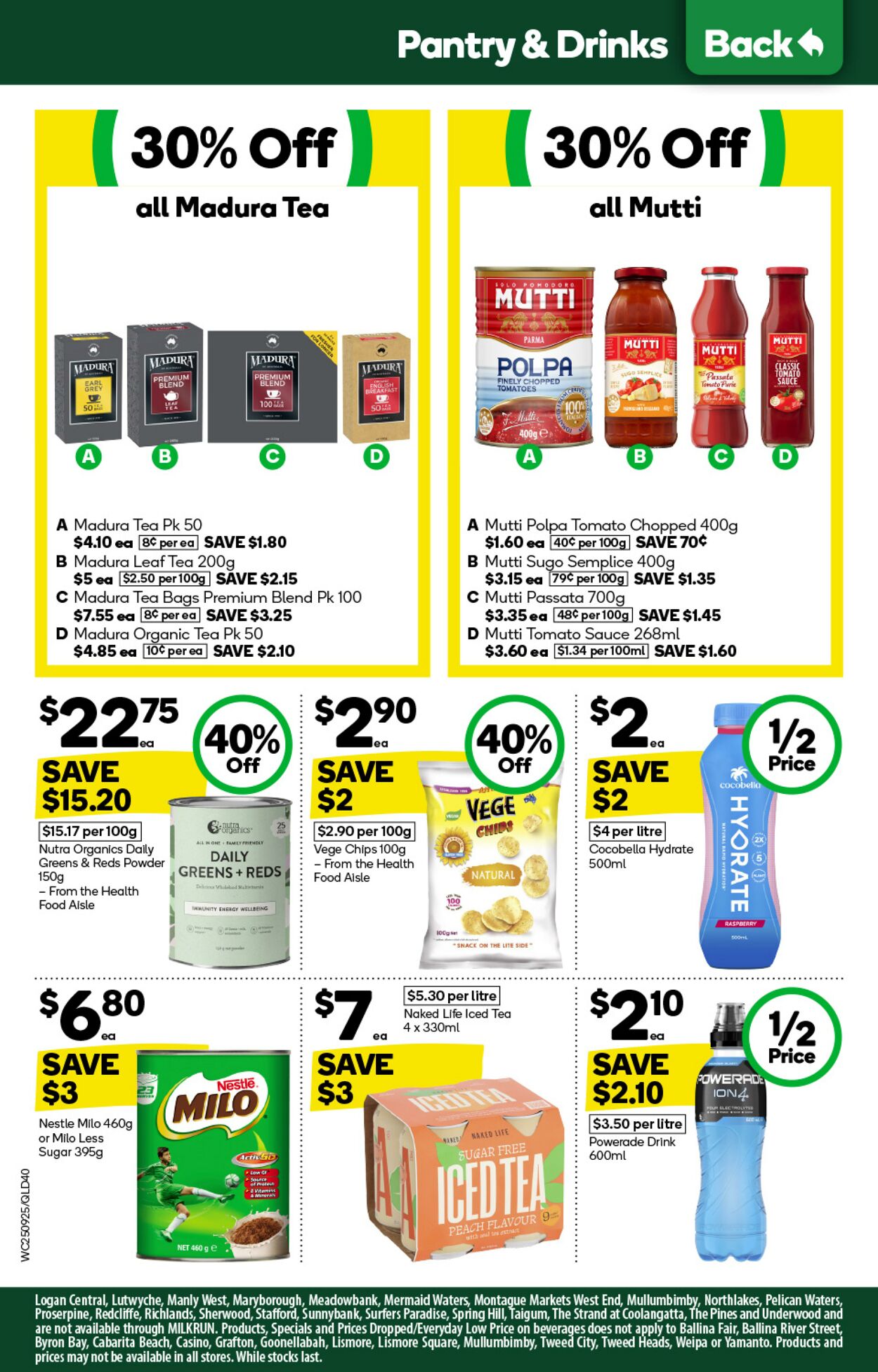 Catalogue Woolworths 25.09.2024 - 01.10.2024