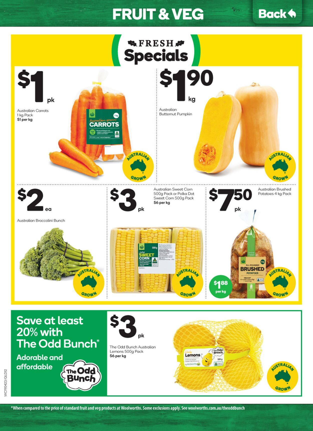 Catalogue Woolworths 19.04.2023 - 25.04.2023