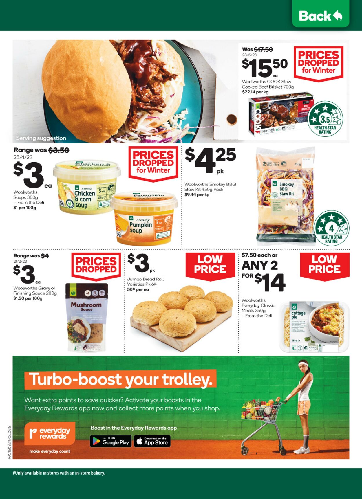 Catalogue Woolworths 16.08.2023 - 22.08.2023