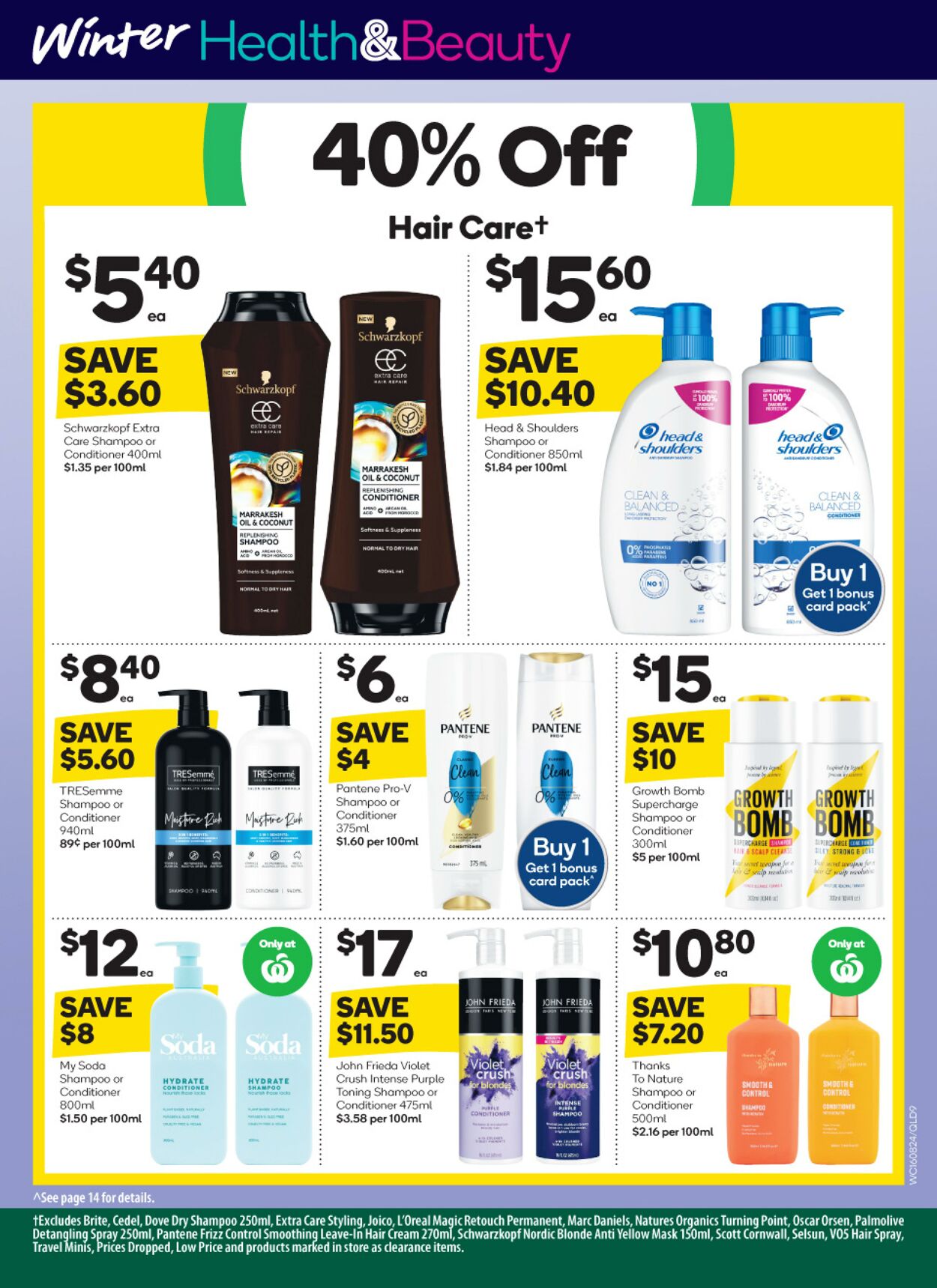 Catalogue Woolworths 16.08.2023 - 22.08.2023