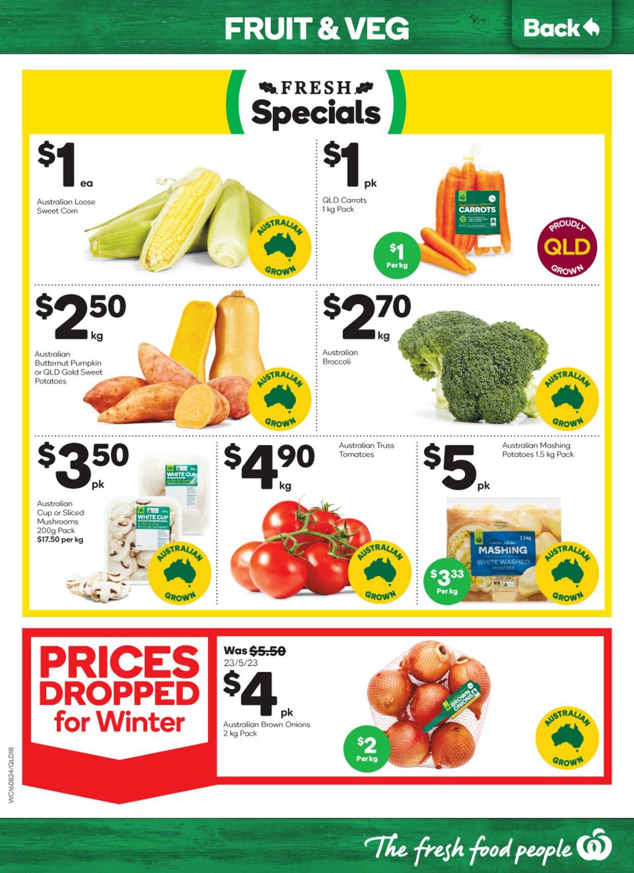 Catalogue Woolworths 16.08.2023 - 22.08.2023