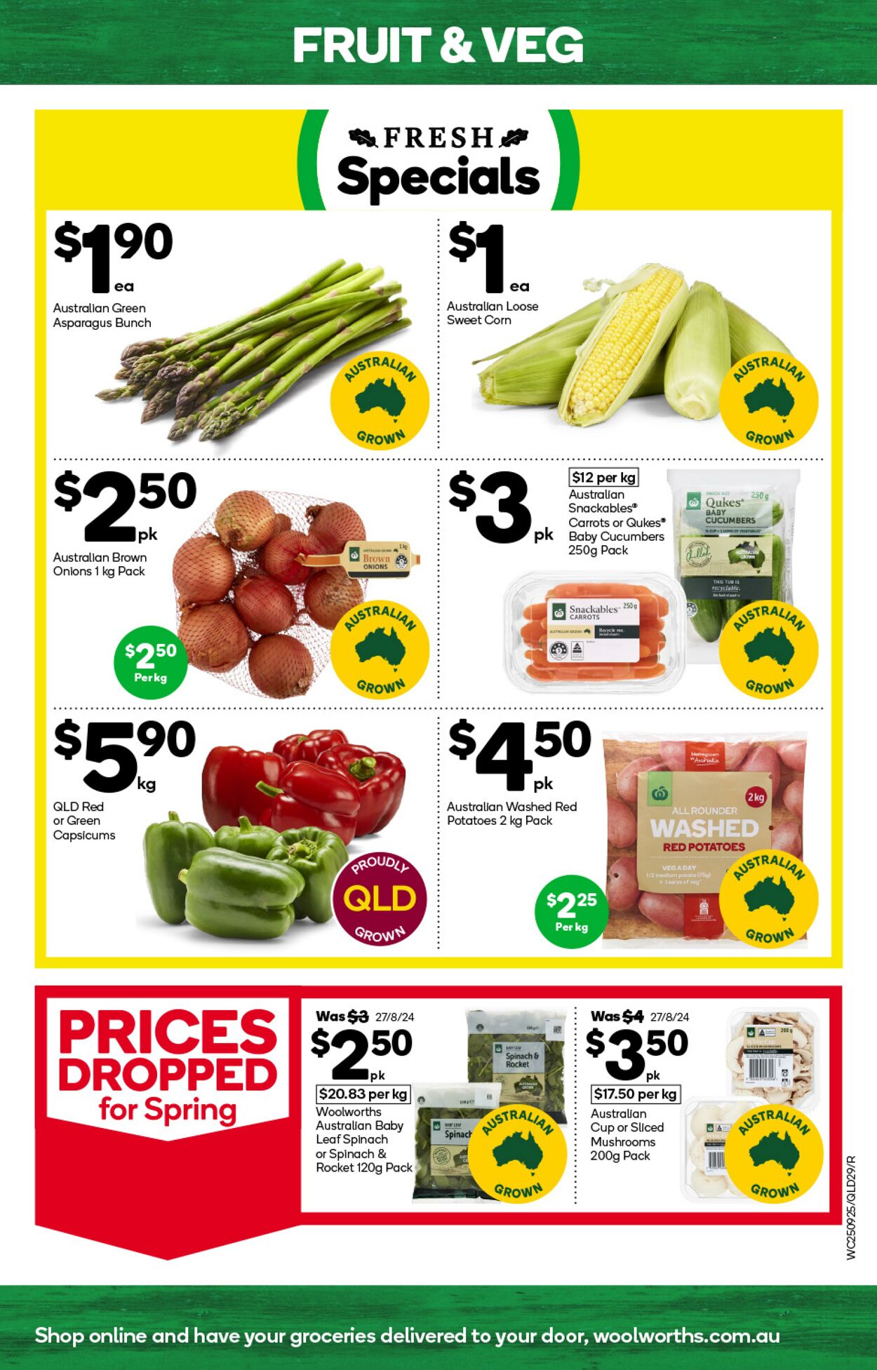 Catalogue Woolworths 25.09.2024 - 01.10.2024