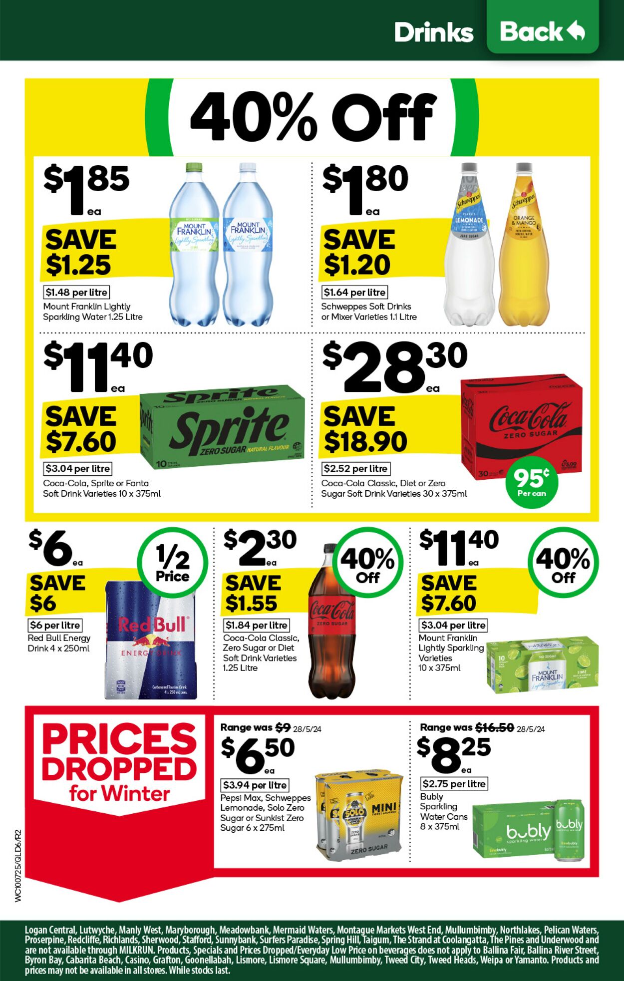 Catalogue Woolworths 10.07.2024 - 16.07.2024