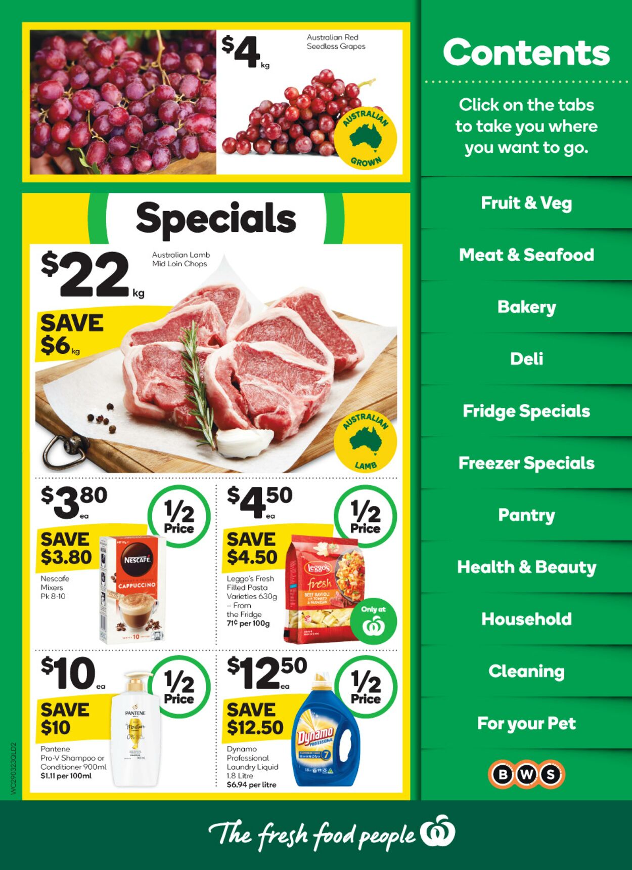 Catalogue Woolworths 29.03.2023 - 04.04.2023