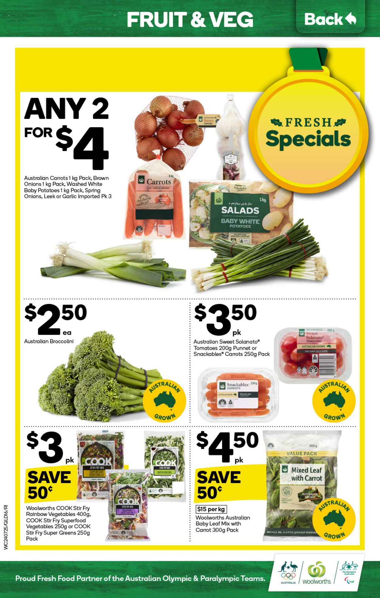 Catalogue Woolworths 24.07.2024 - 30.07.2024