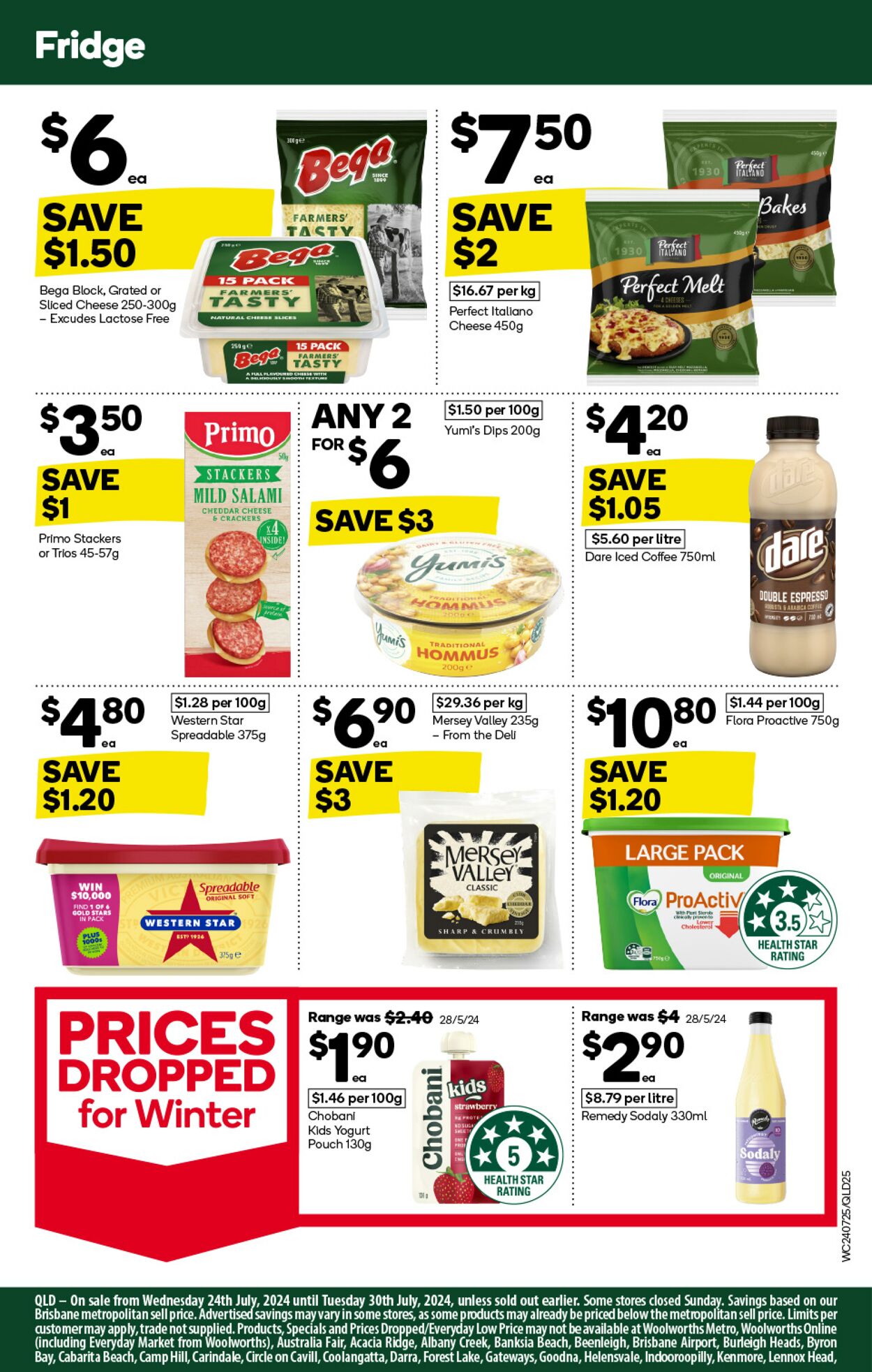 Catalogue Woolworths 24.07.2024 - 30.07.2024