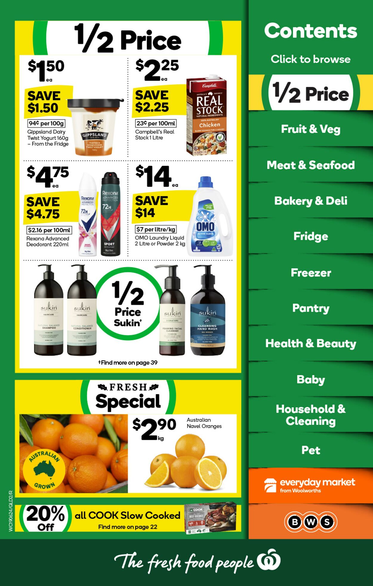 Catalogue Woolworths 19.06.2024 - 25.06.2024