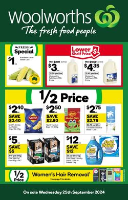 Catalogue Woolworths 26.07.2023 - 01.08.2023