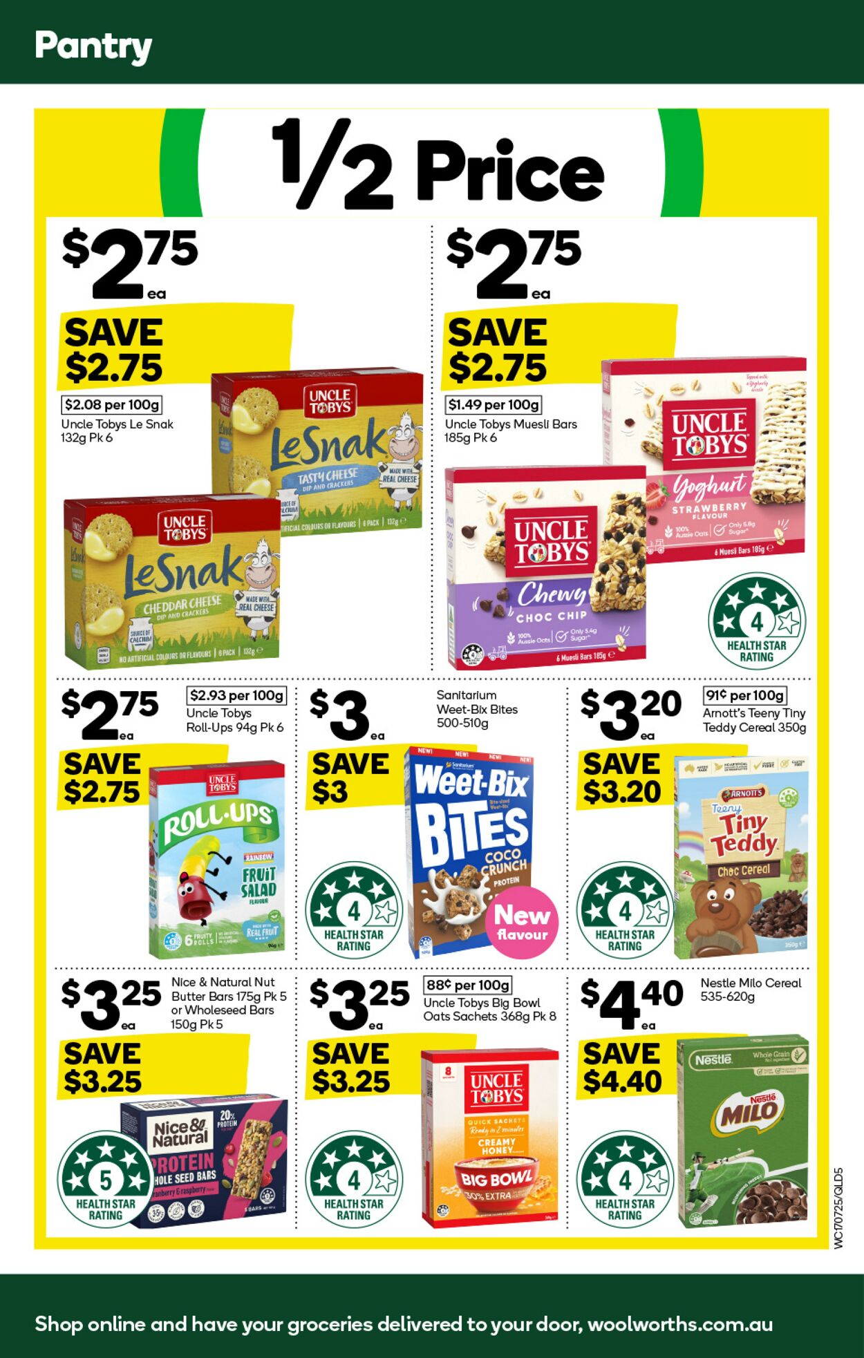 Catalogue Woolworths 17.07.2024 - 23.07.2024