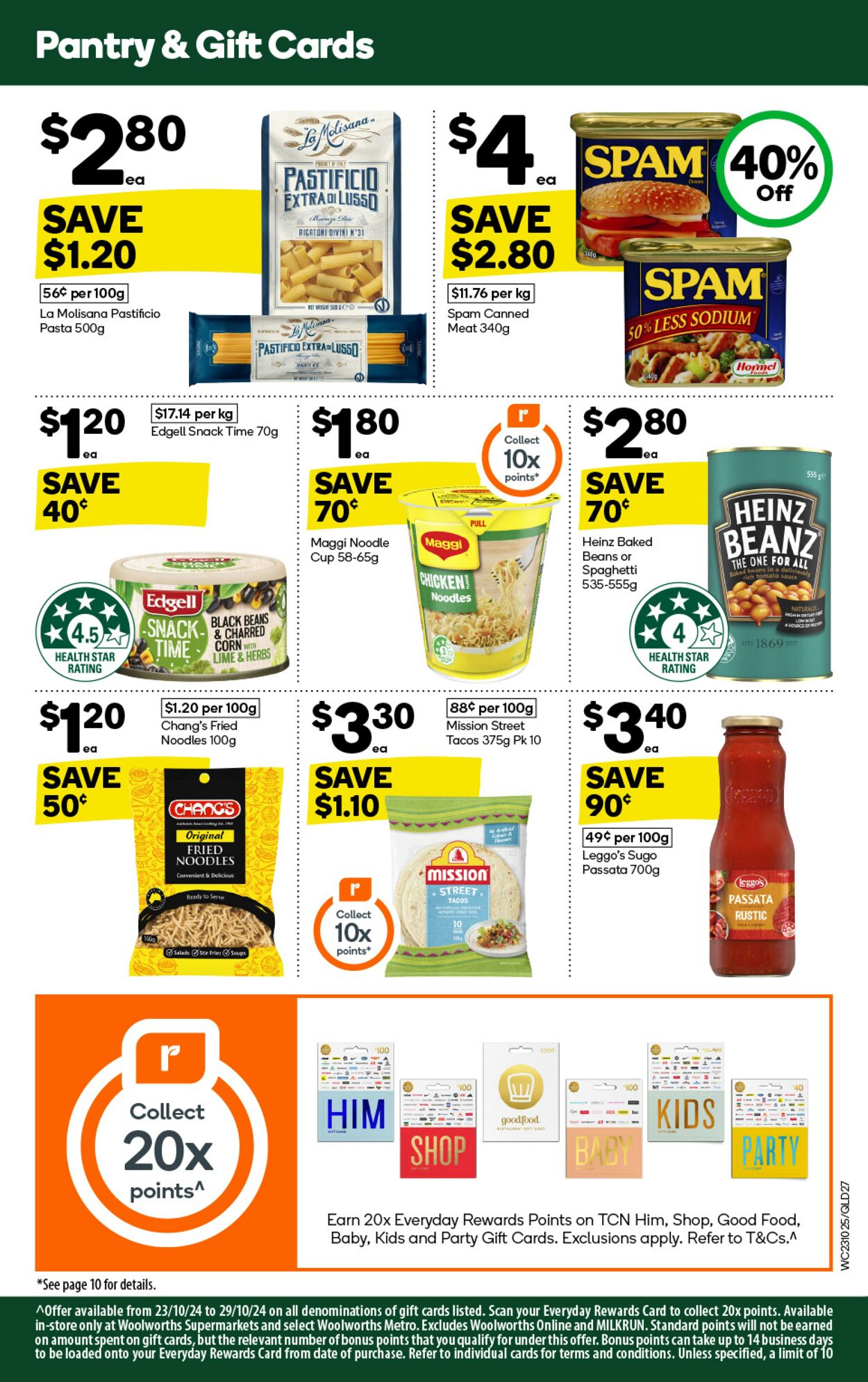 Catalogue Woolworths 23.10.2024 - 29.10.2024