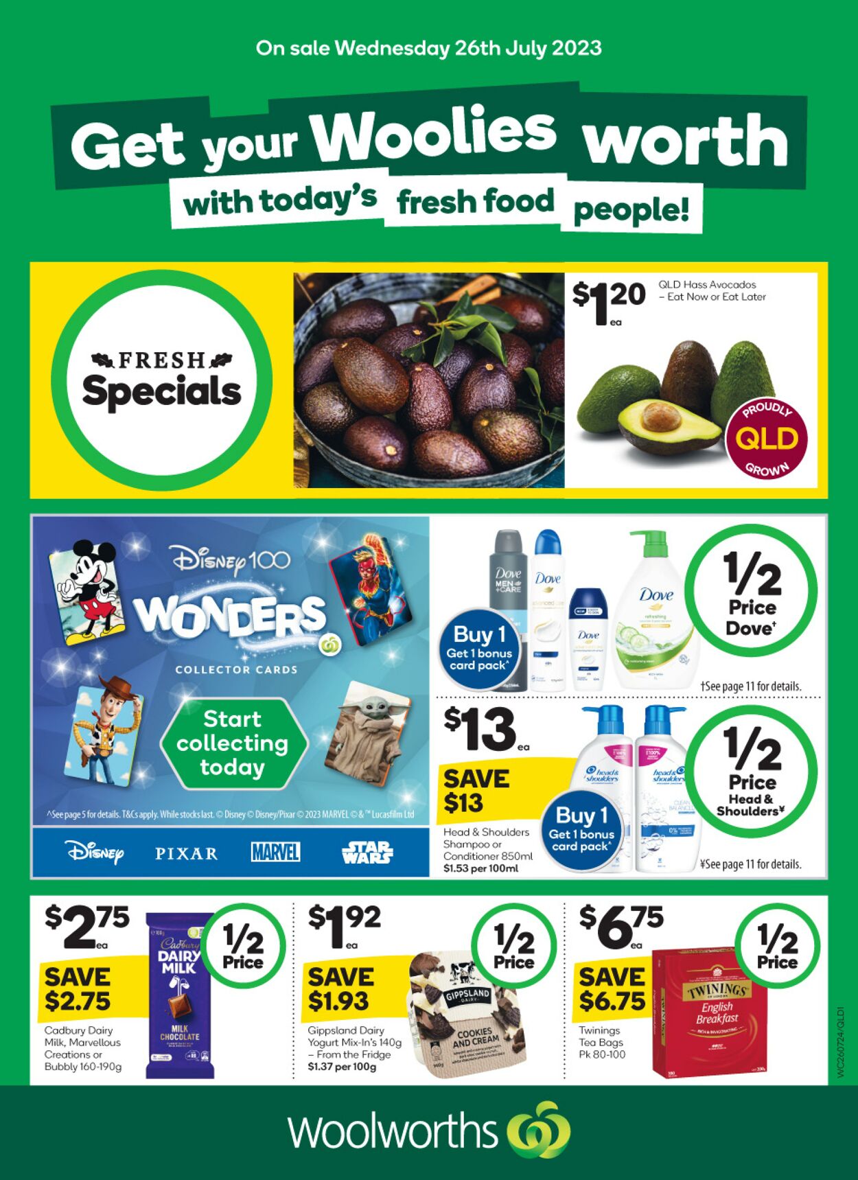 Catalogue Woolworths 26.07.2023 - 01.08.2023