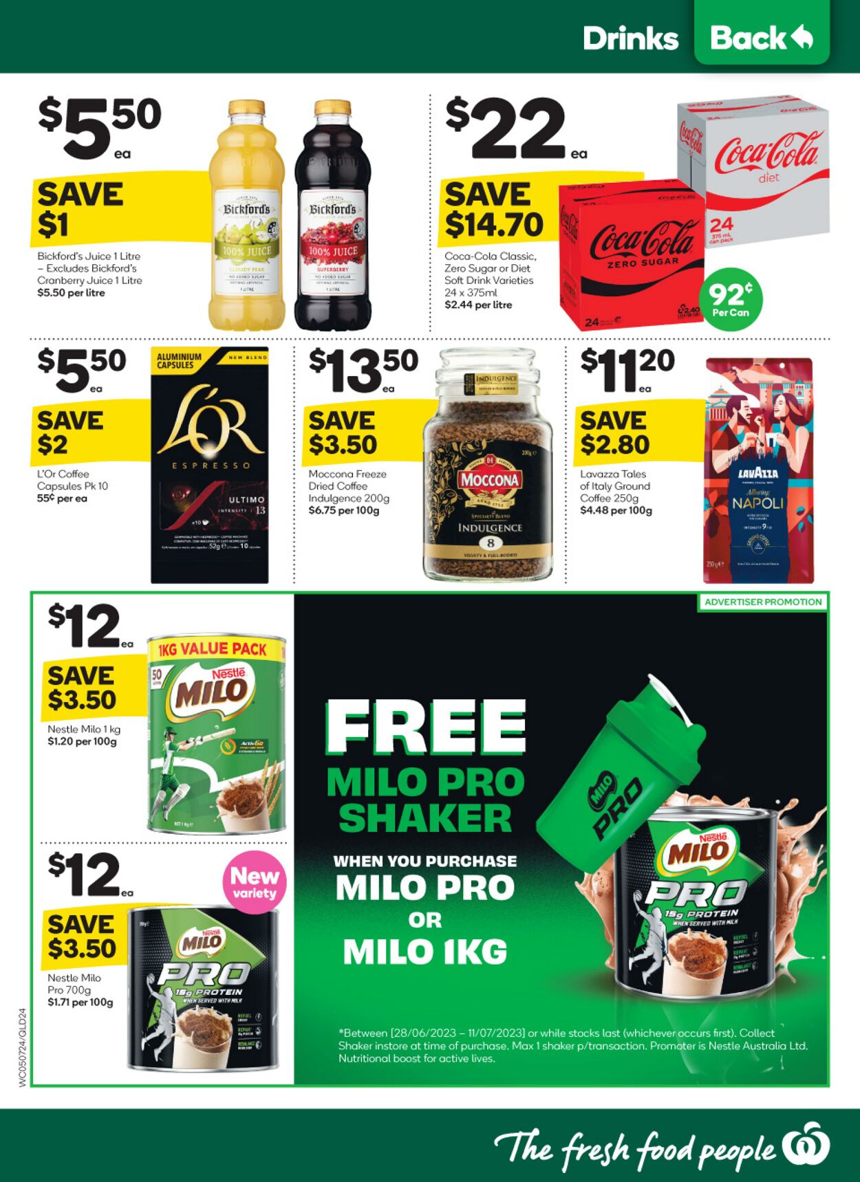 Catalogue Woolworths 05.07.2023 - 11.07.2023