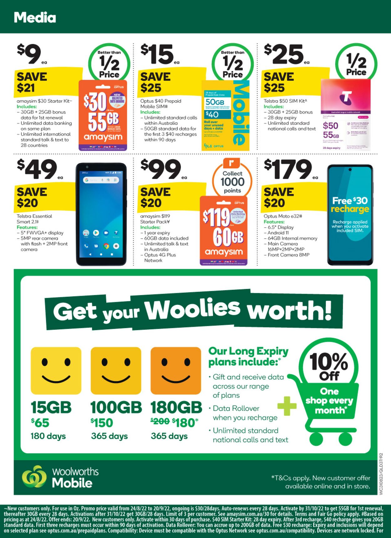 Catalogue Woolworths 31.08.2022 - 06.09.2022