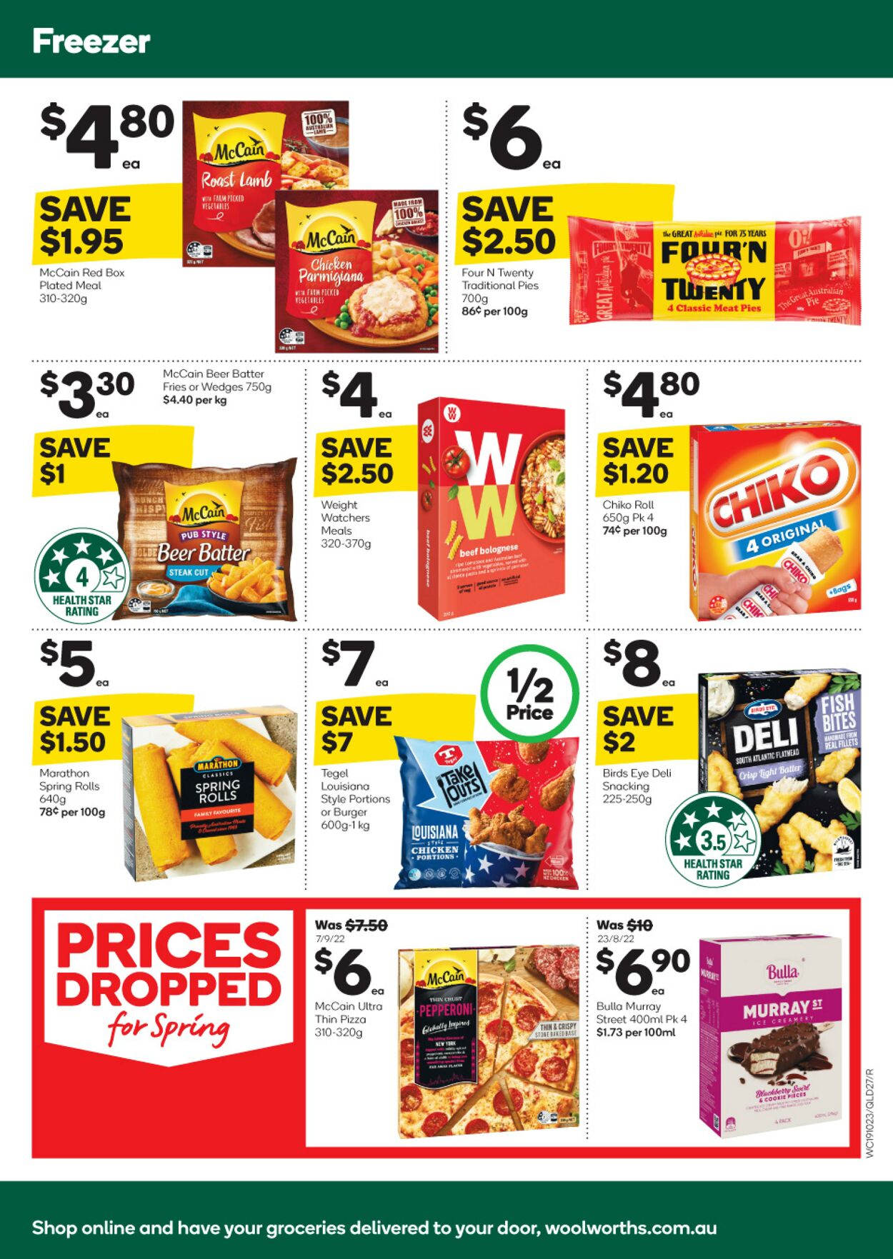 Catalogue Woolworths 19.10.2022 - 25.10.2022